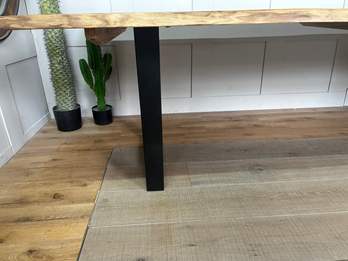 Bartolo Dining Table Live Edge Blackwood Timber By Nick Scali Rrp £1999