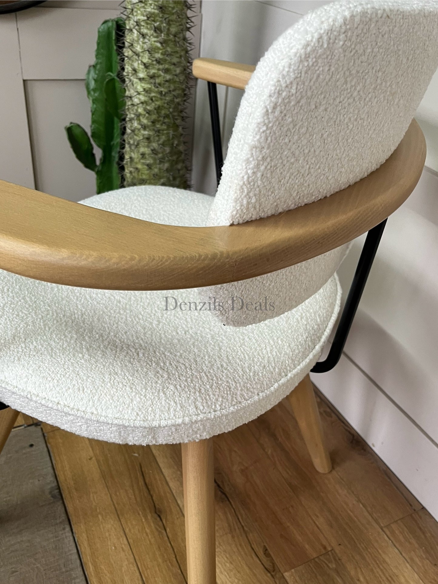 John Lewis Soren Office Chair, Ivory/Natural R52