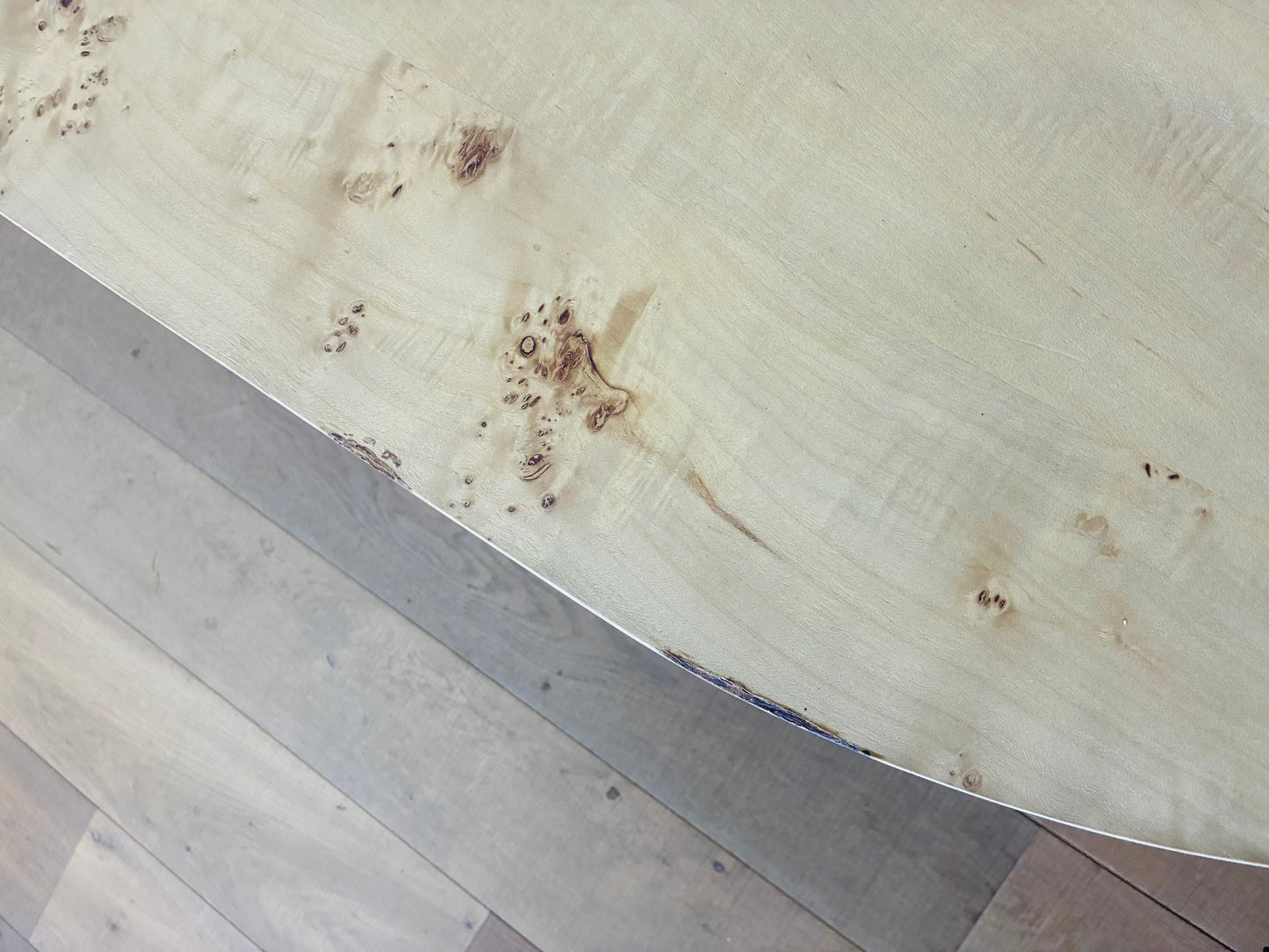 Anthropologie Scout Ash Wood Dining Table With Veneer Pattern Top R49