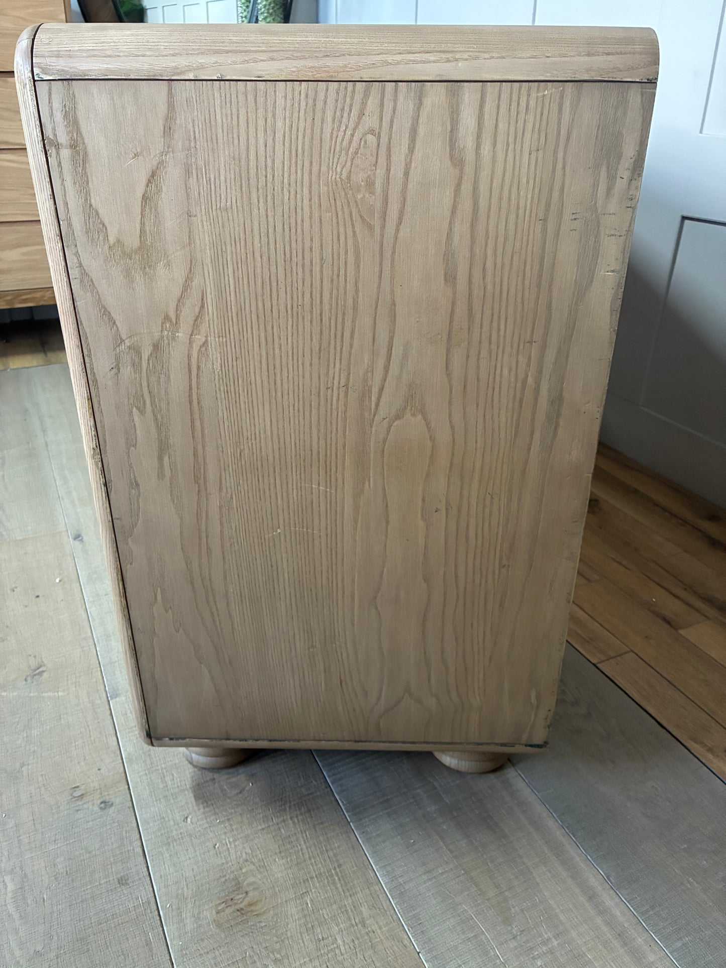 Anthropologie Monza Faux-Leather Six Drawer Chest R43