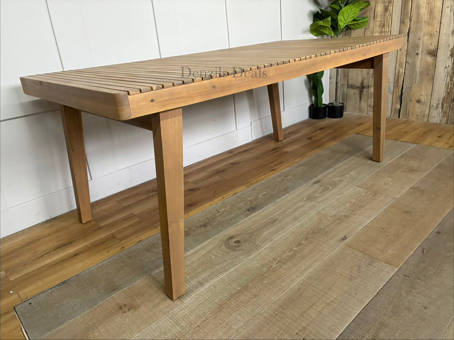 Mona Garden Rectangular Dining Table, 175cm Natural John Lewis Rrp £399