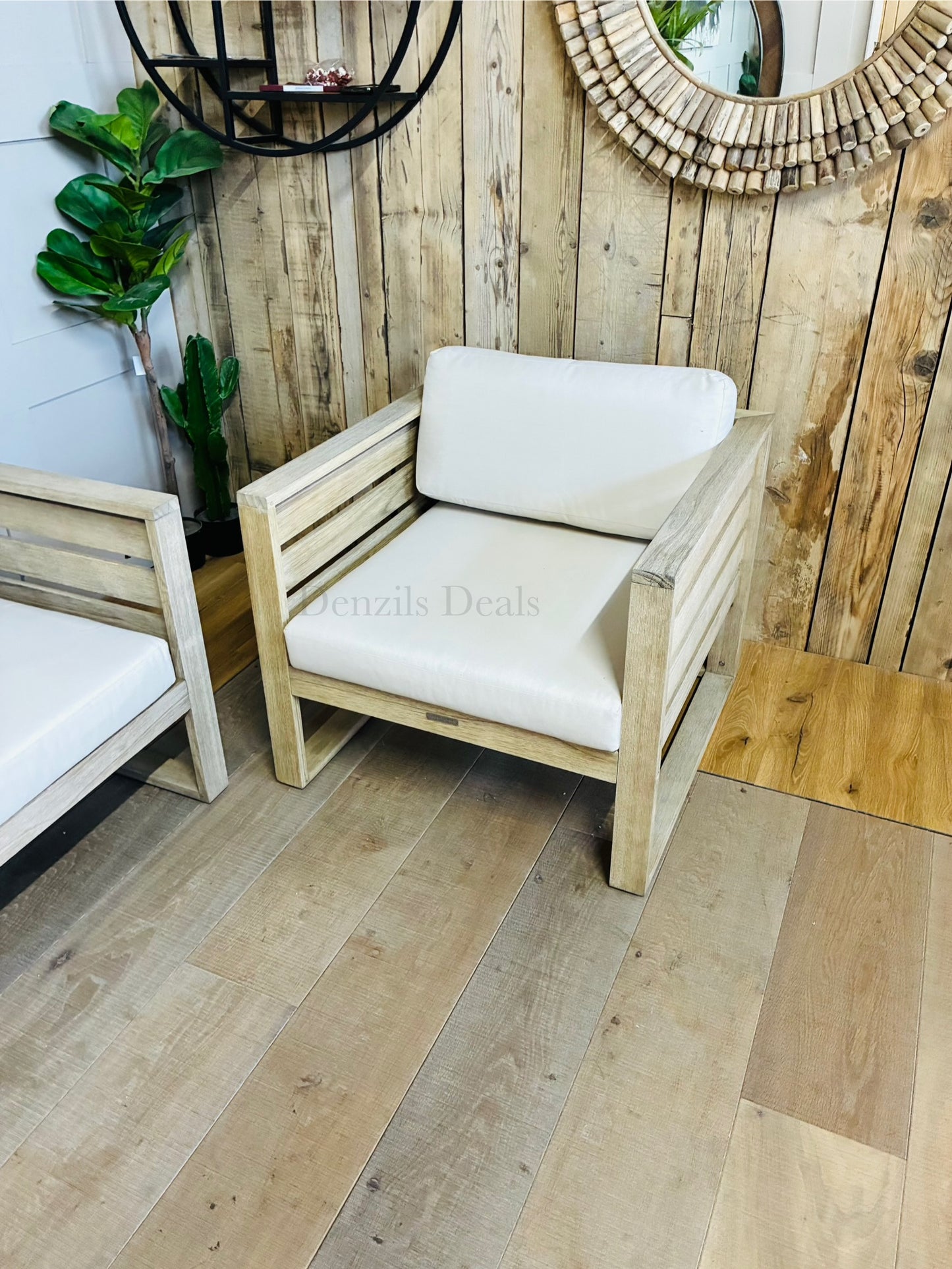 John Lewis St Ives 2-Seater Garden Lounging Sofa & 2 Armchairs, outdoor set