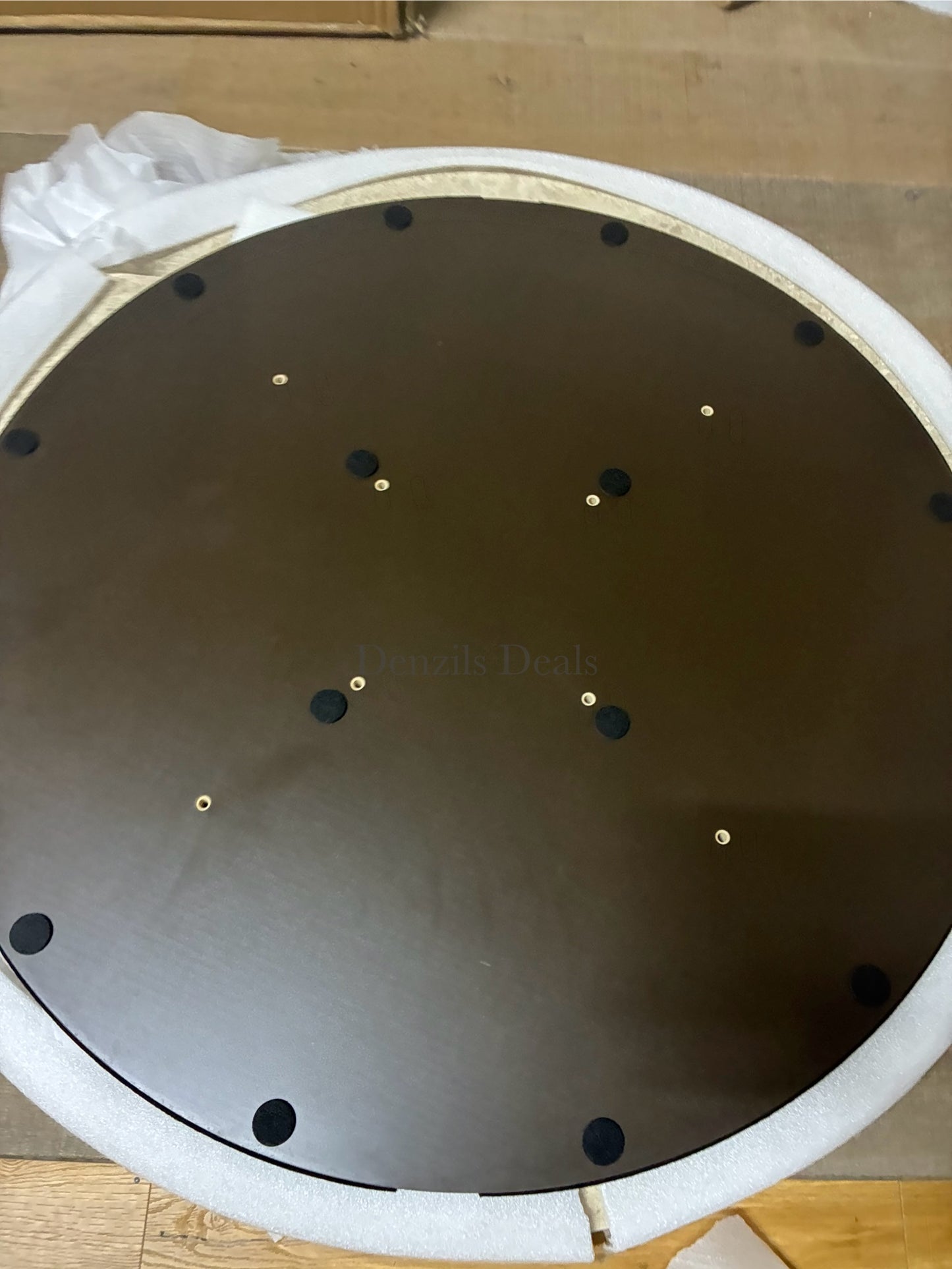 John Lewis Ritz Marble Dining Table, Brown