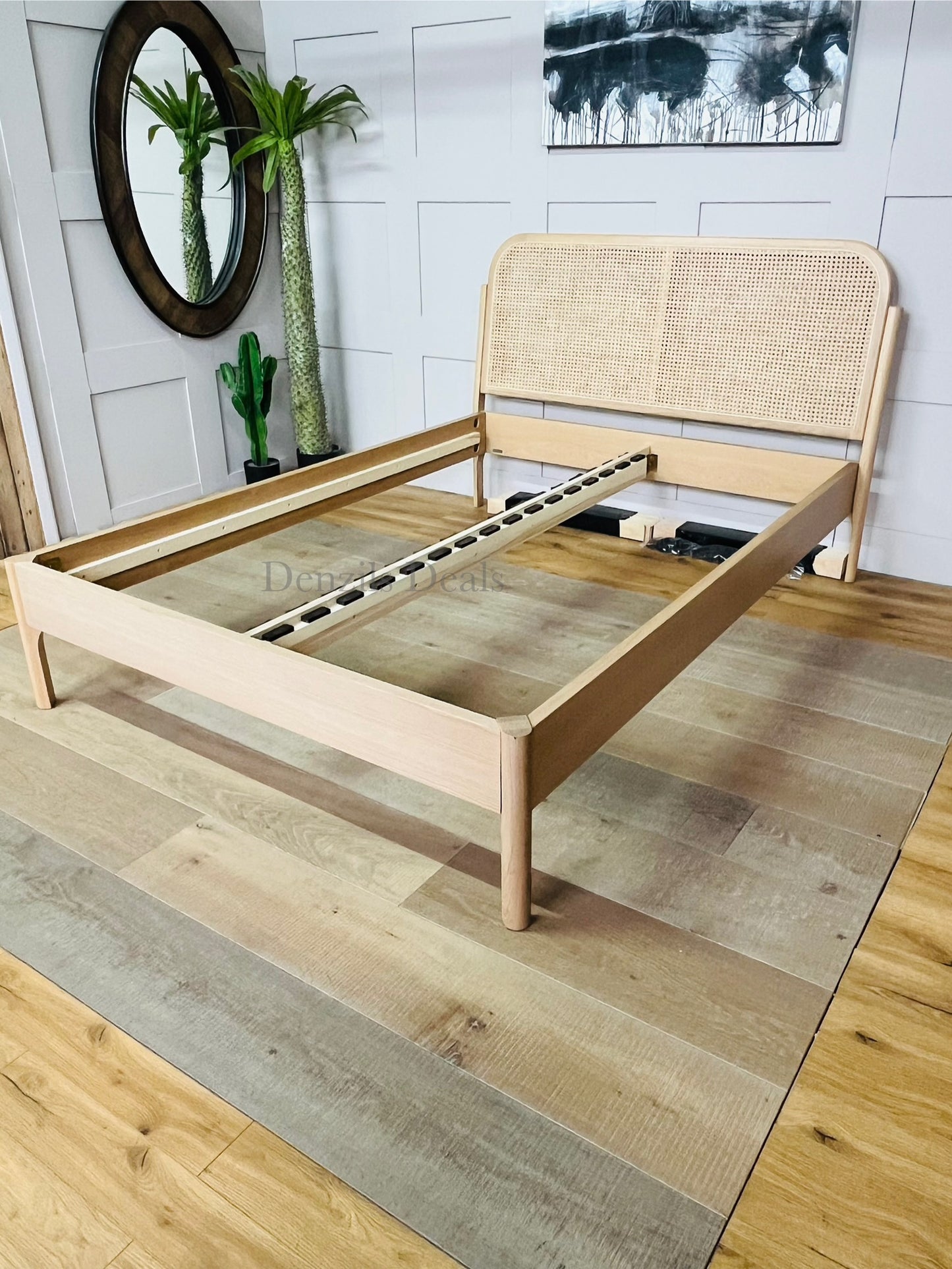 John Lewis Rattan Bed Frame, Double Rrp £629