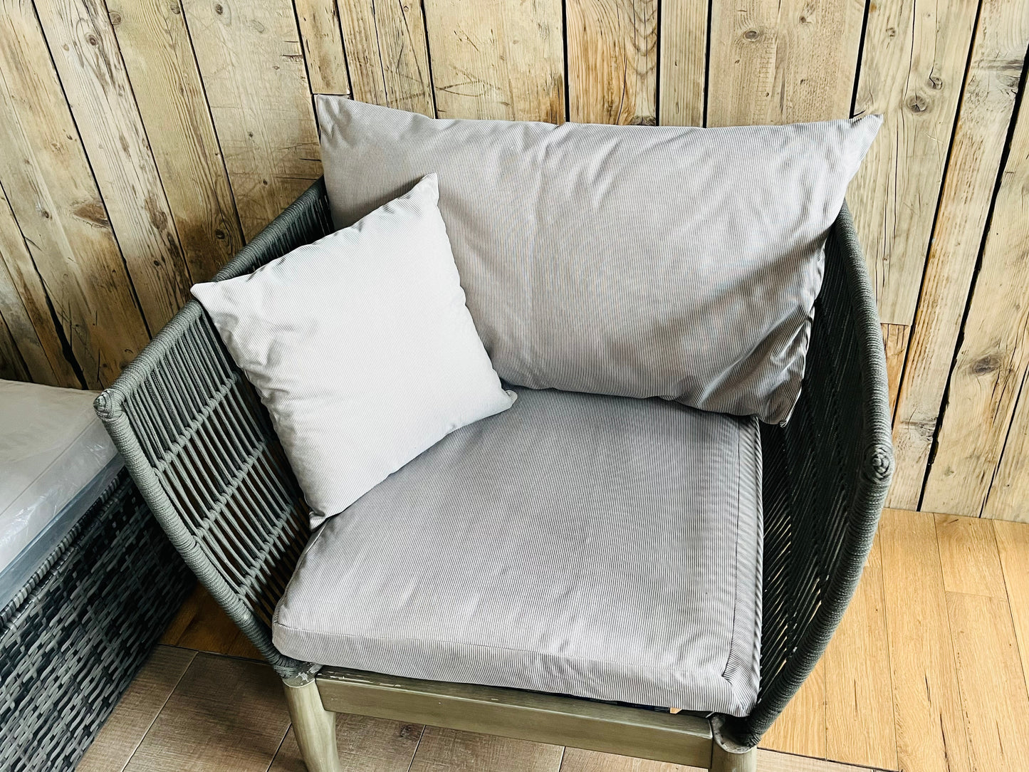 John Lewis & Partners Ariel Garden Chaise Lounging Chair And Arm Chair