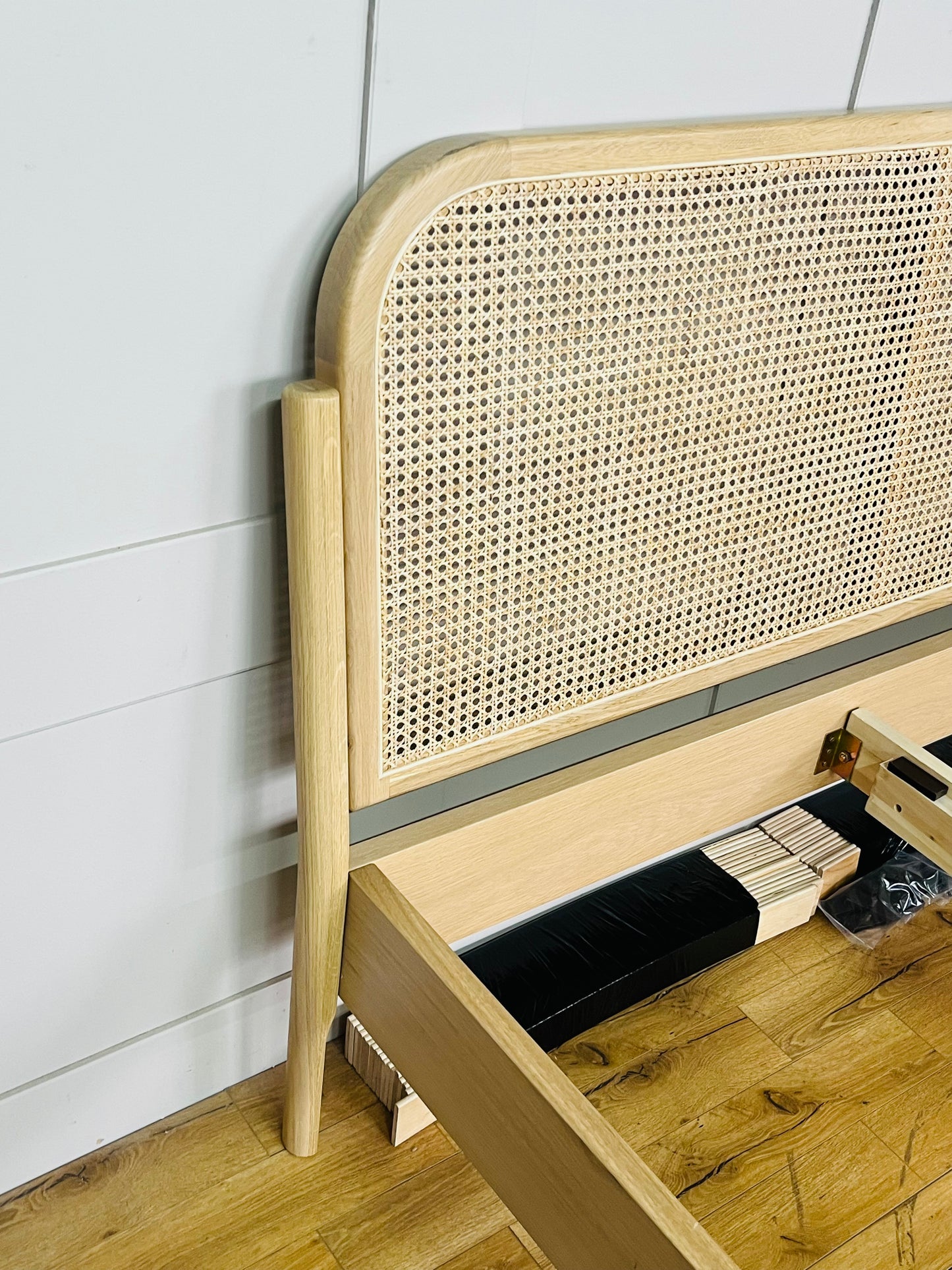 John Lewis Rattan Bed Frame, Double Rrp £629