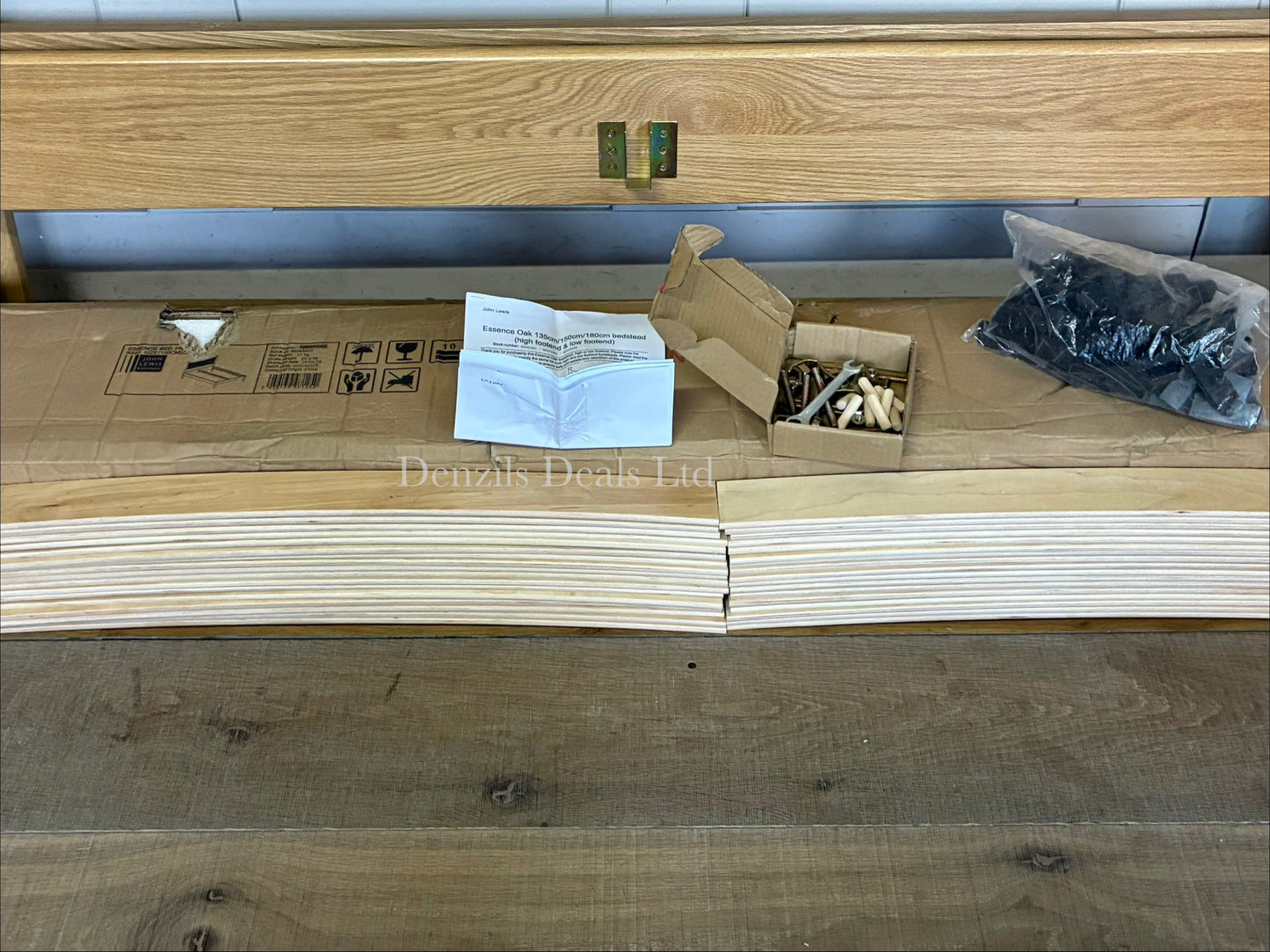John Lewis Essence Bed Frame, King Size, Oak Rrp £799