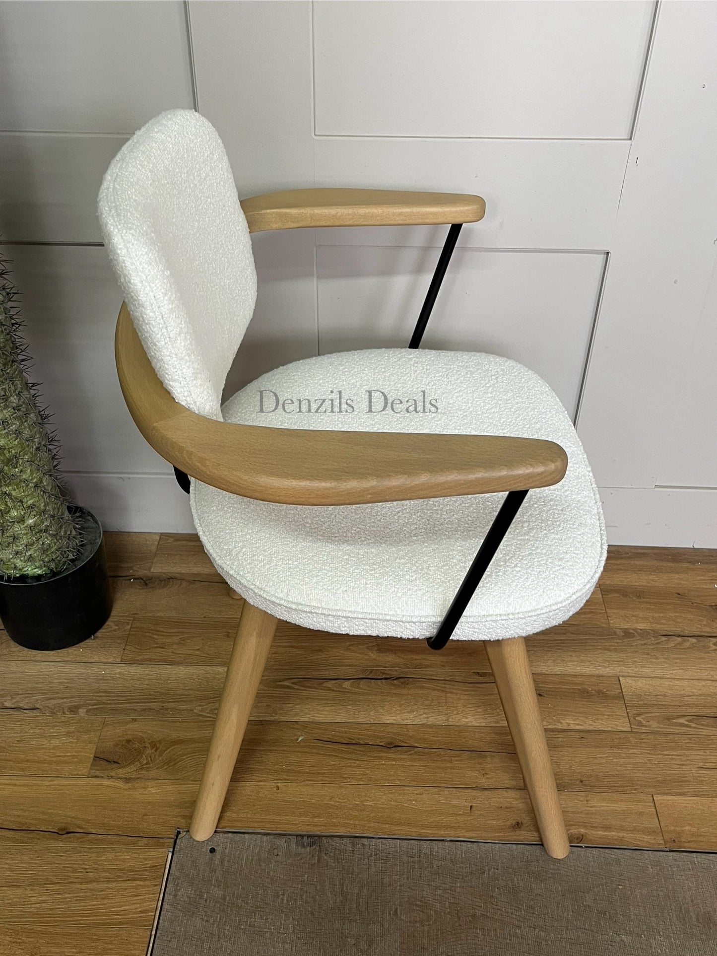 John Lewis Soren Office Chair, Ivory/Natural R52