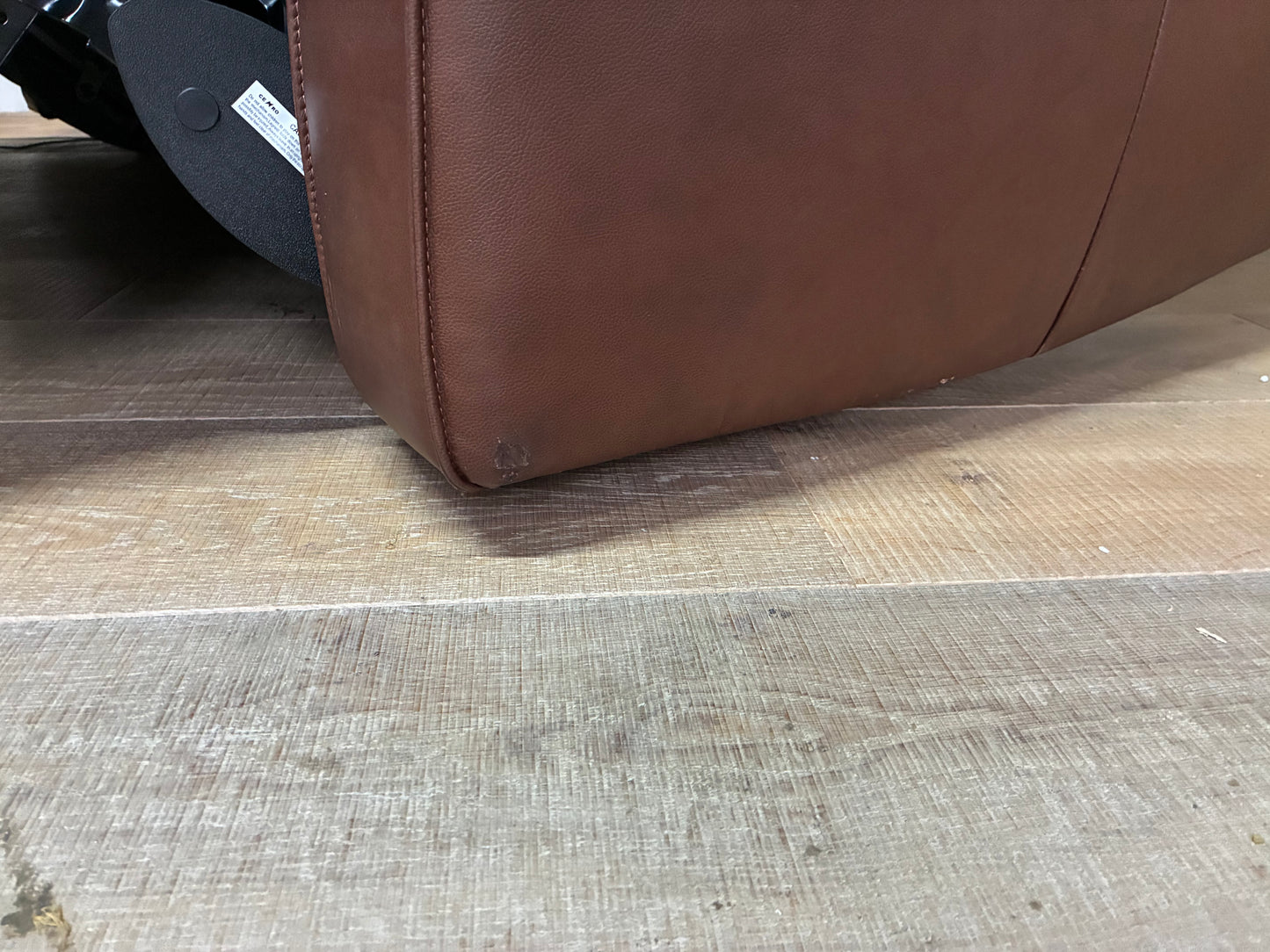 Selby 3 Seater Electric Recliner. Virgo Chestnut Leather