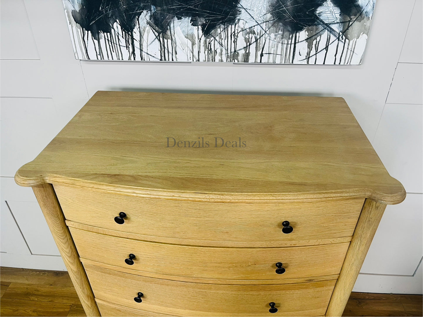 John Lewis Louis 5 Drawer Chest, Oak Rep £899