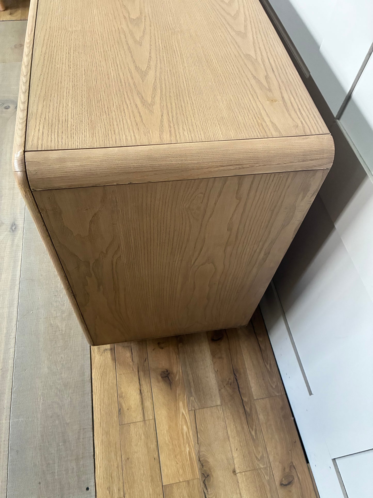 Anthropologie Monza Faux-Leather Six Drawer Chest R43