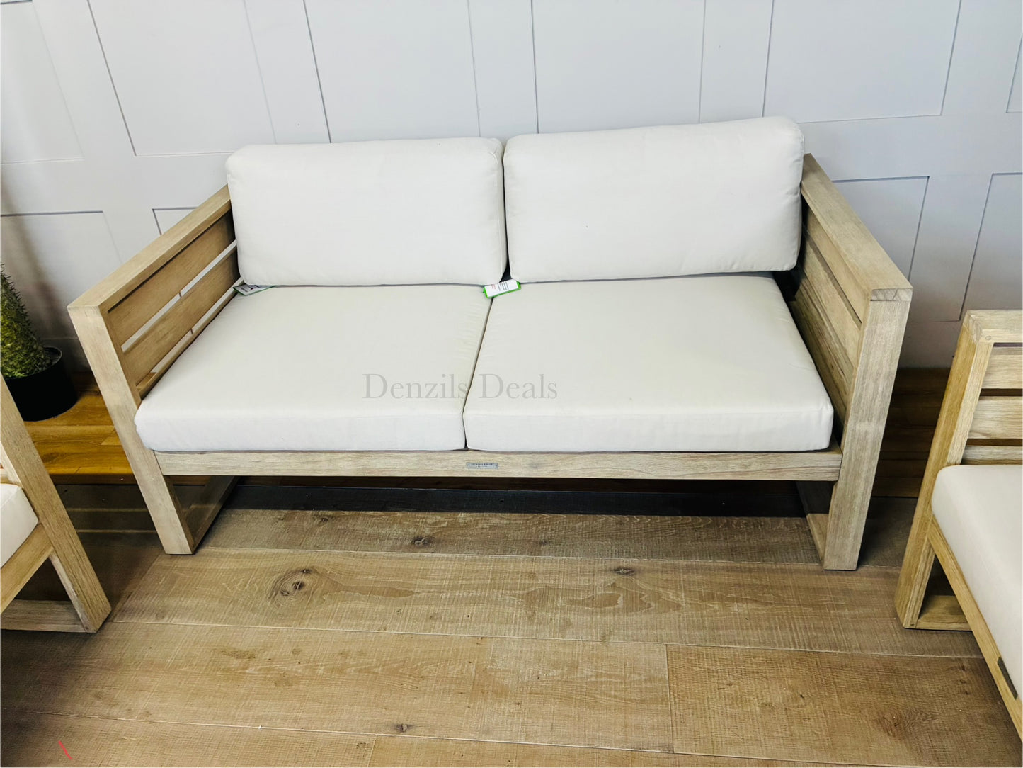 John Lewis St Ives 2-Seater Garden Lounging Sofa & 2 Armchairs, outdoor set