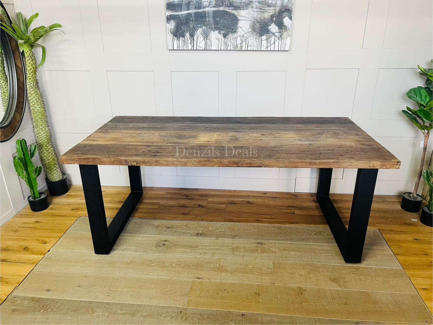 Java Sleeper Wood Rectangular 200cm Dining Table R22