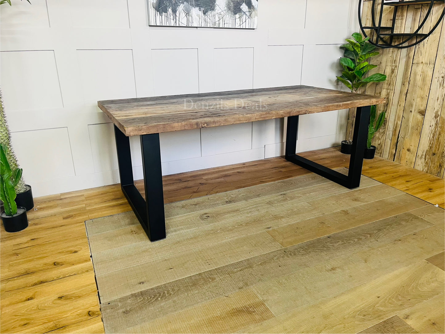Java Sleeper Wood Rectangular 200cm Dining Table R22