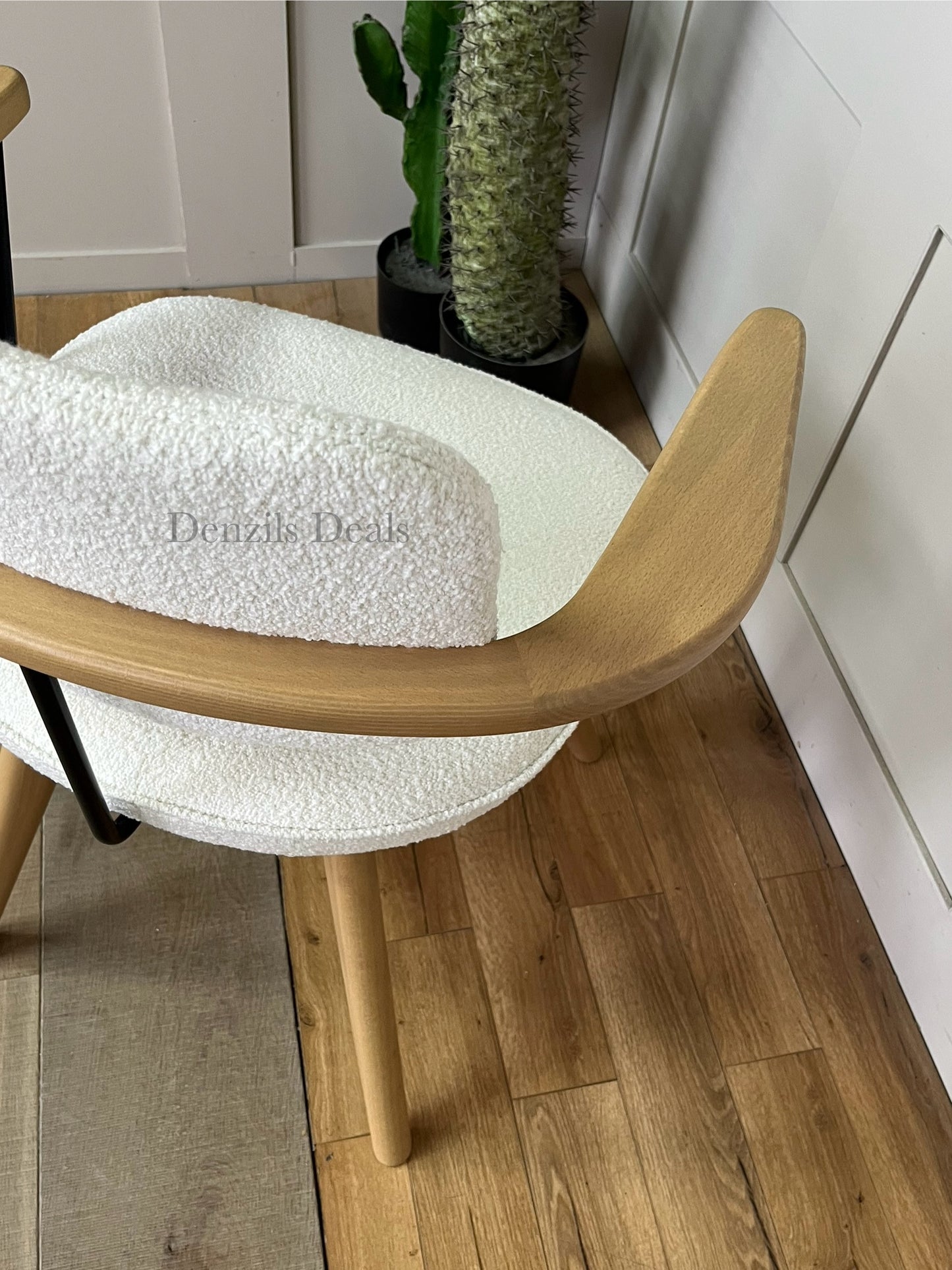 John Lewis Soren Office Chair, Ivory/Natural R52