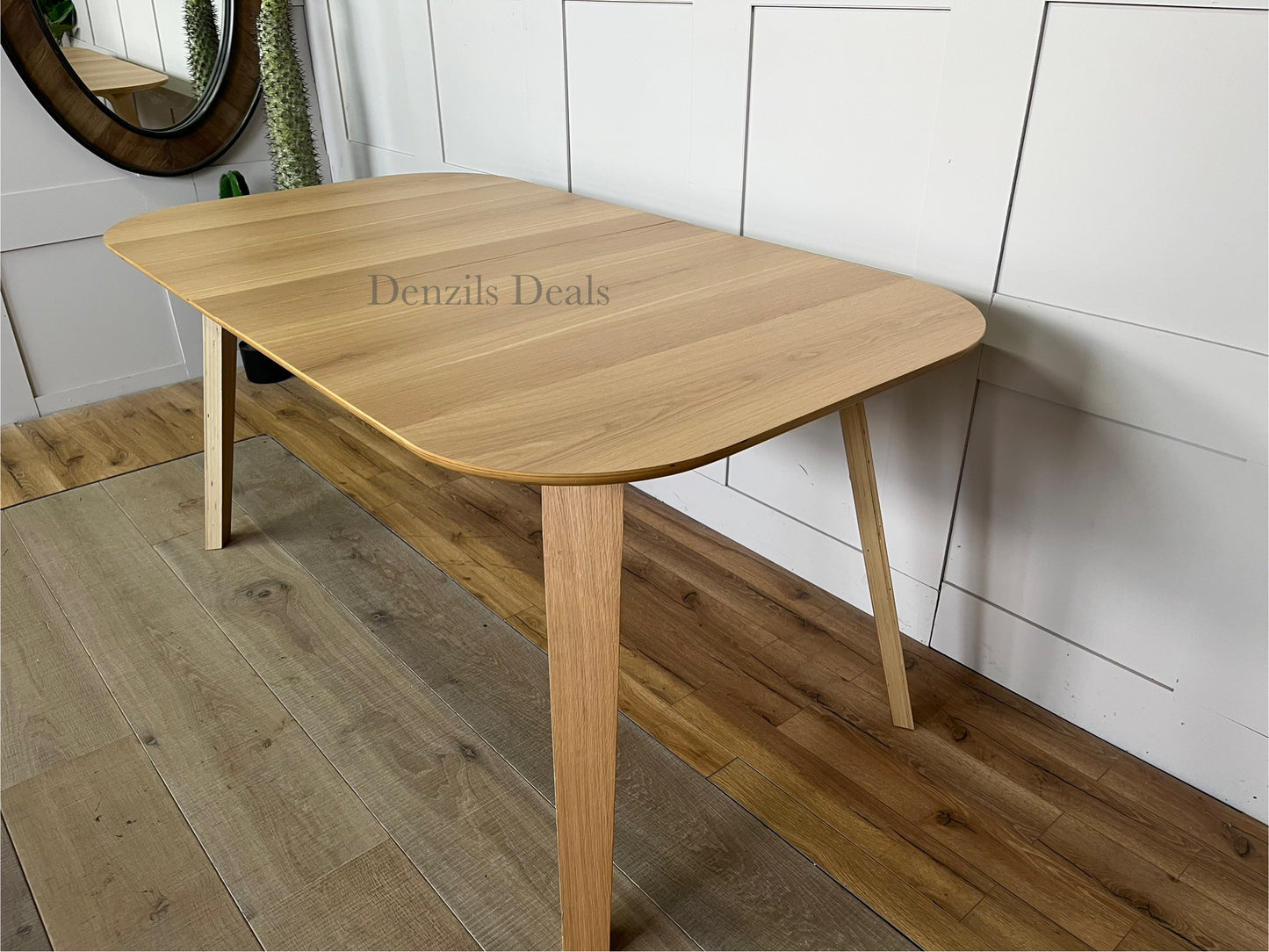 John Lewis Dining Table ANYDAY Anton 6-8 Seater Extending, Oak Rrp £399 R52