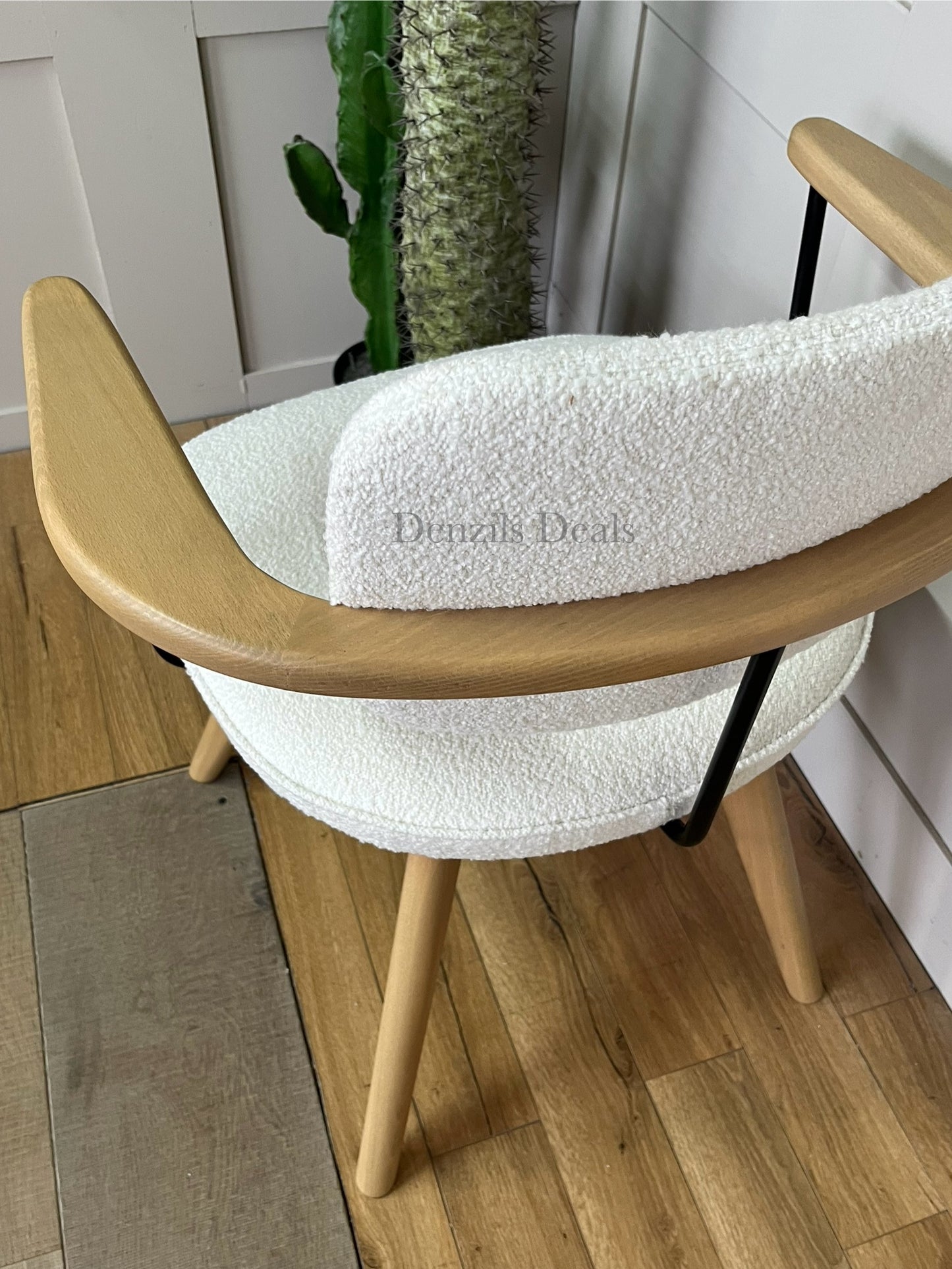 John Lewis Soren Office Chair, Ivory/Natural R52