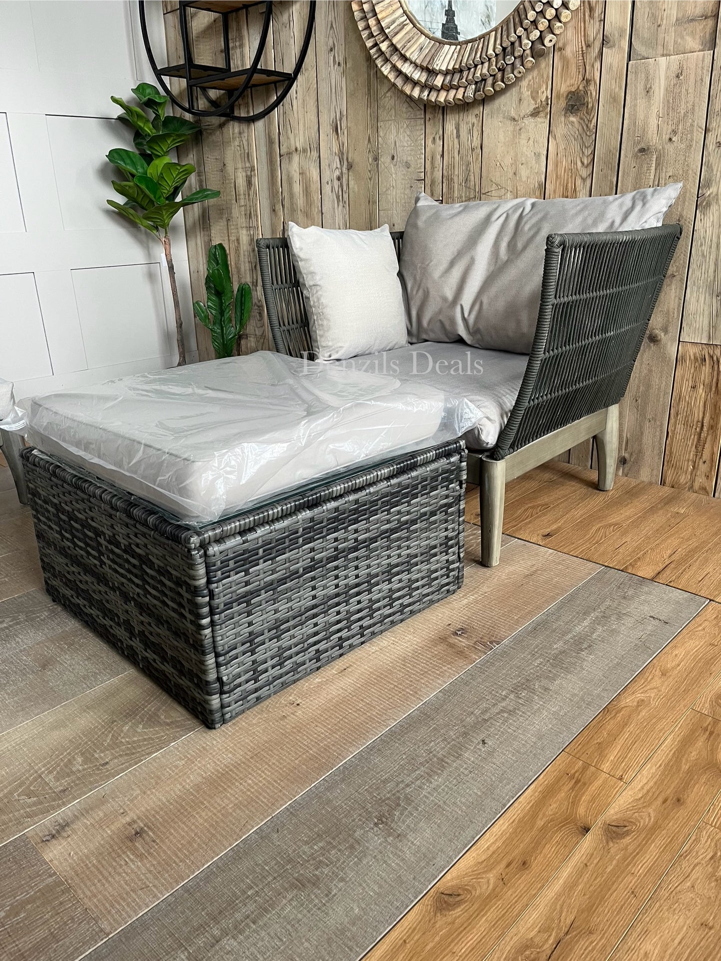John Lewis & Partners Ariel Garden Chaise Lounging Chair And Arm Chair