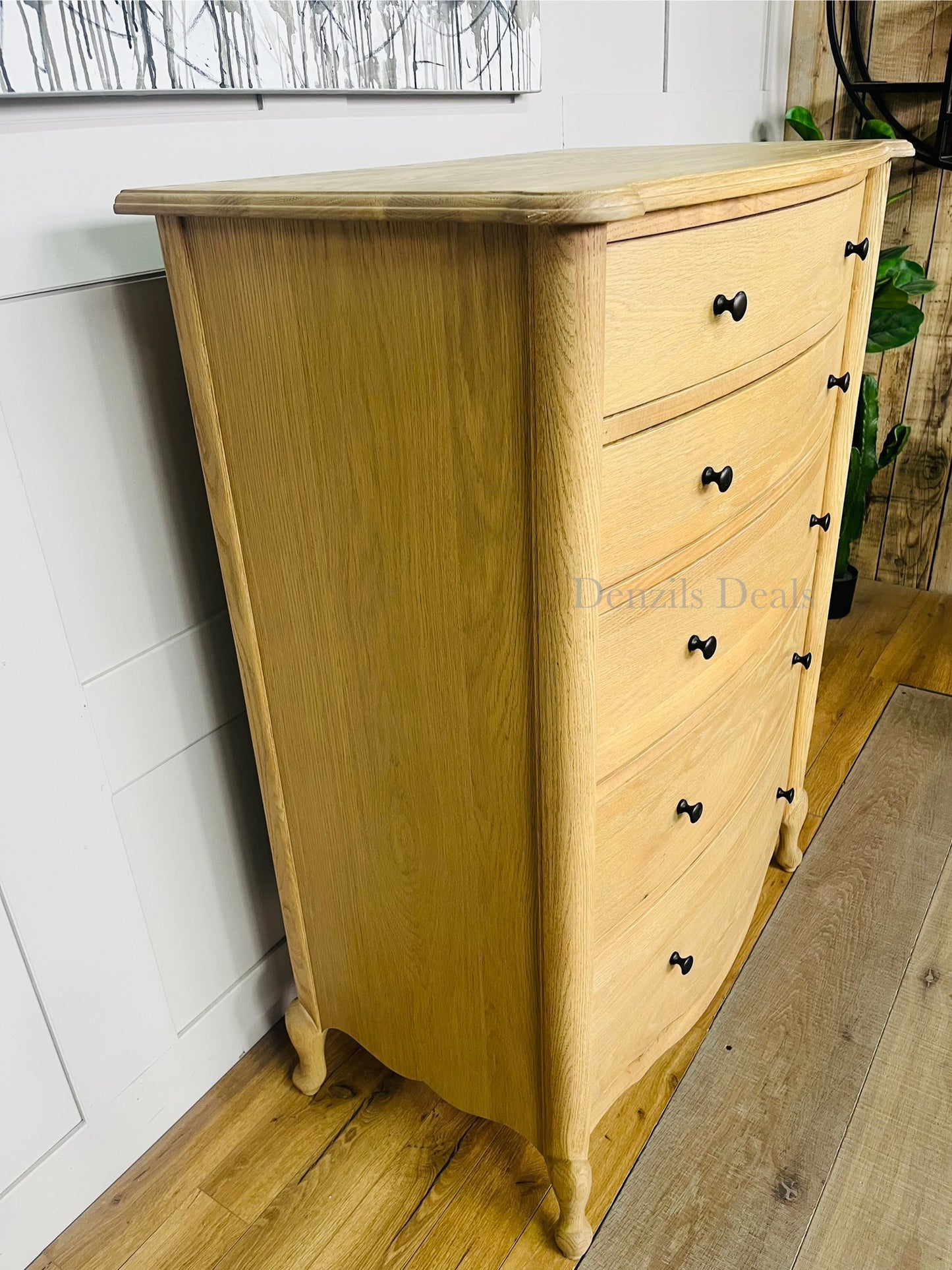 John Lewis Louis 5 Drawer Chest, Oak Rep £899