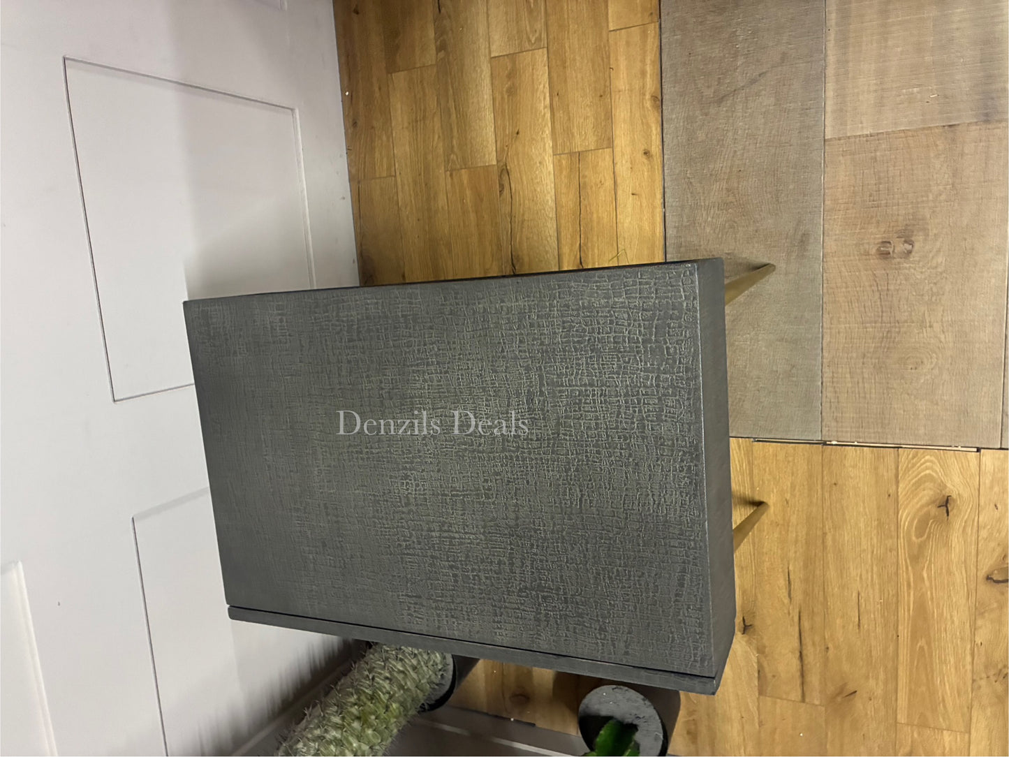 D.I. DESIGNS Greyshott Bedside Table Grey R16