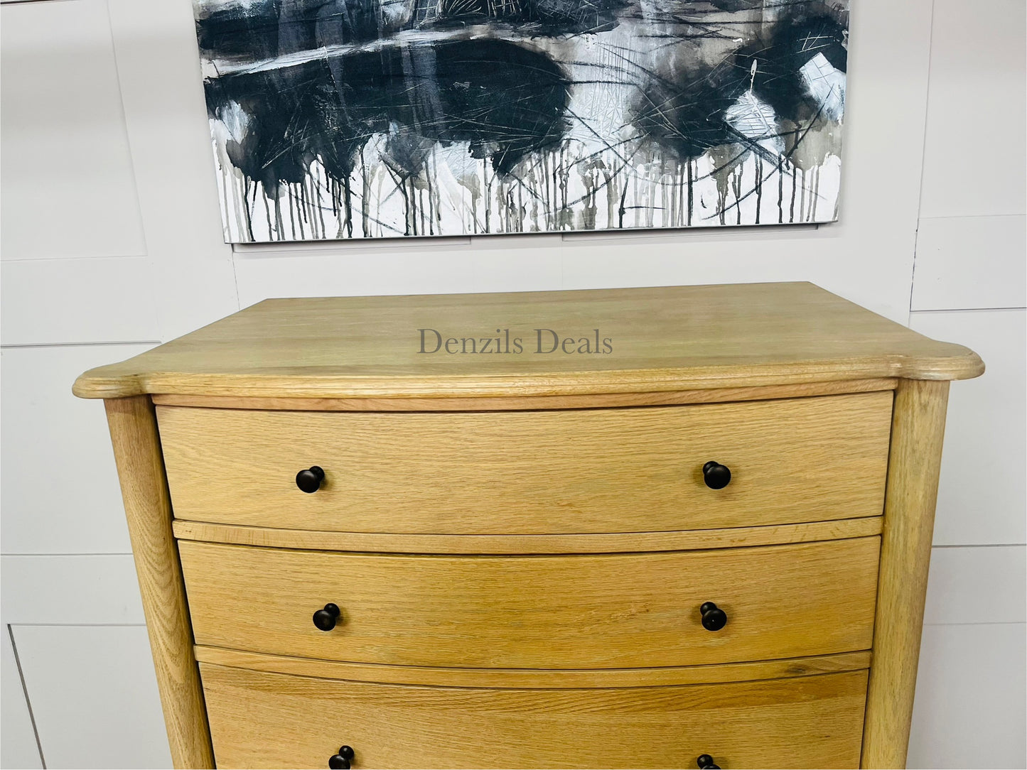 John Lewis Louis 5 Drawer Chest, Oak Rep £899
