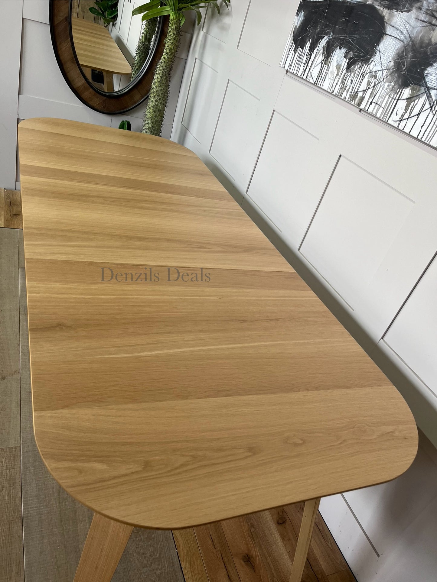 John Lewis Dining Table ANYDAY Anton 6-8 Seater Extending, Oak Rrp £399 R52