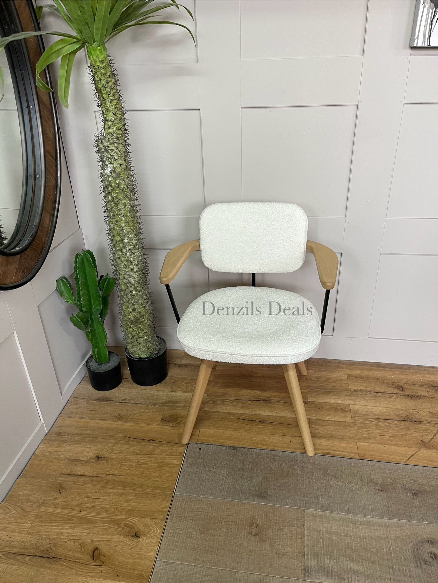 John Lewis Soren Office Chair, Ivory/Natural R52