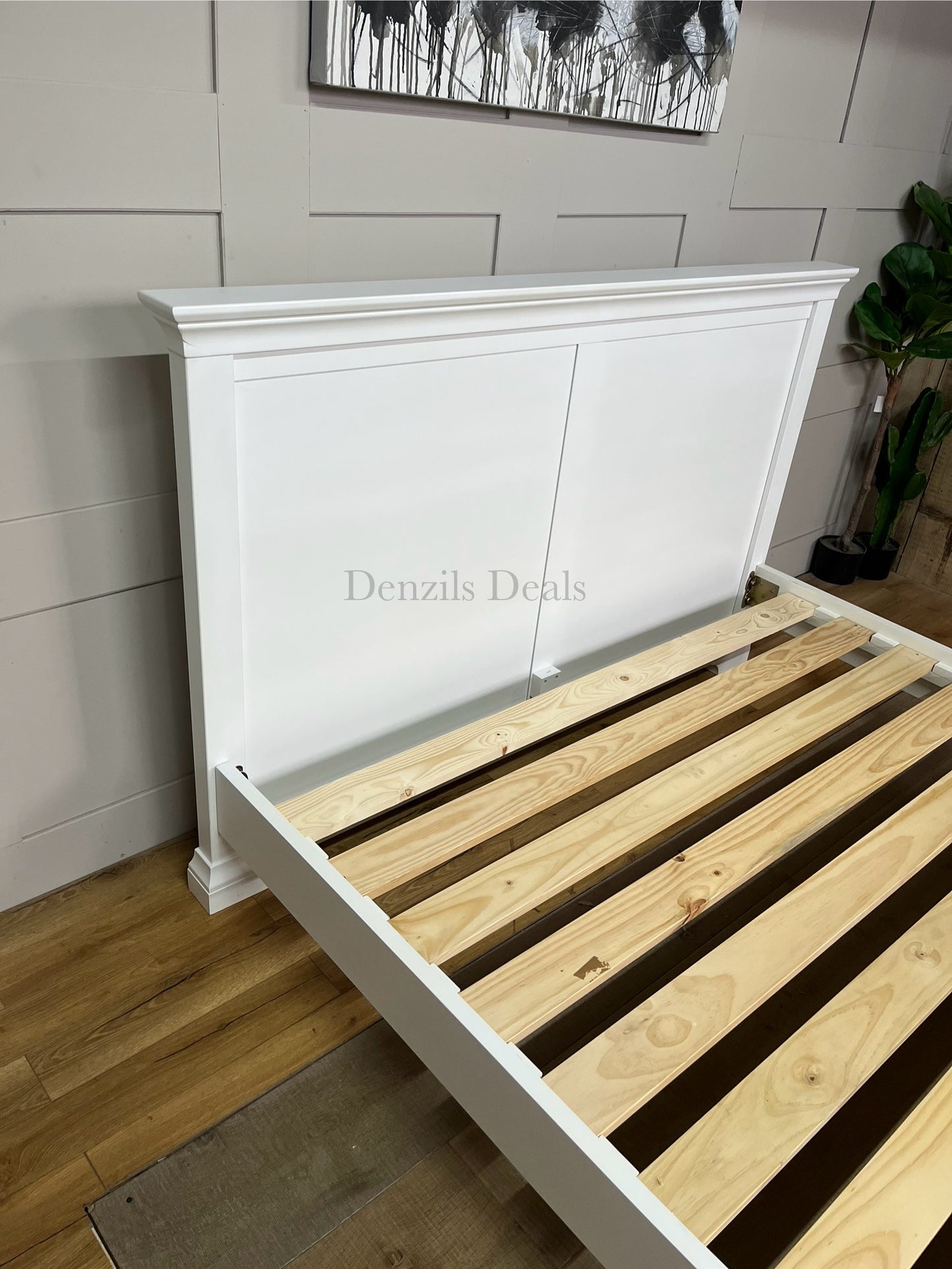 Cotswold CHANTILLY Cool White 5ft Kingsize Bed