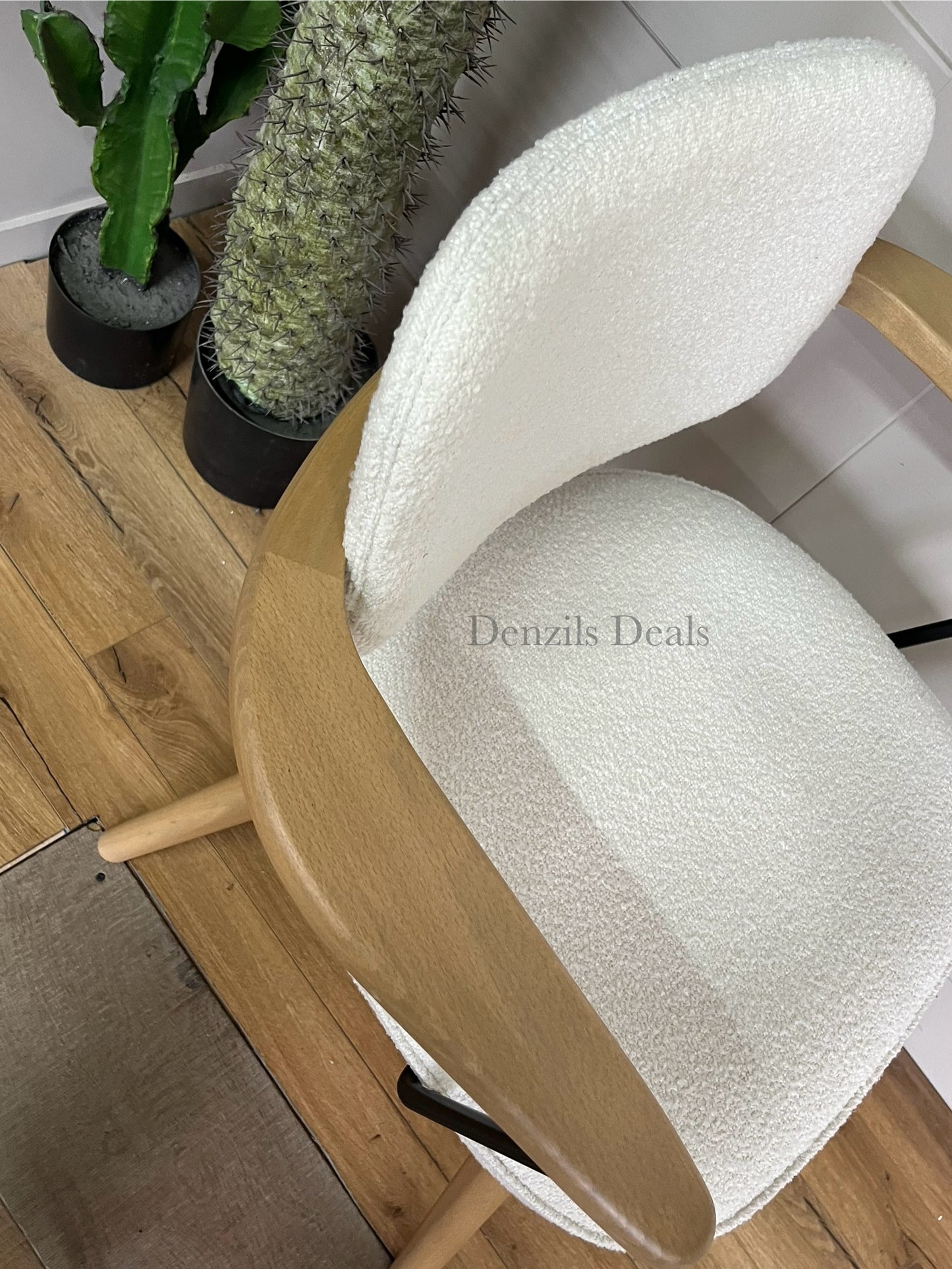 John Lewis Soren Office Chair, Ivory/Natural R52