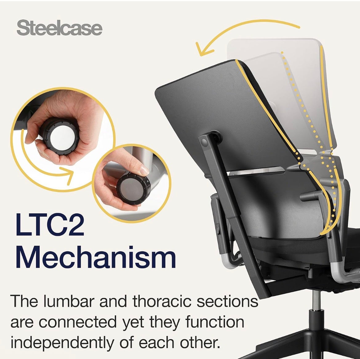 Steelcase Please – Ergonomic office chair With Head Rest
