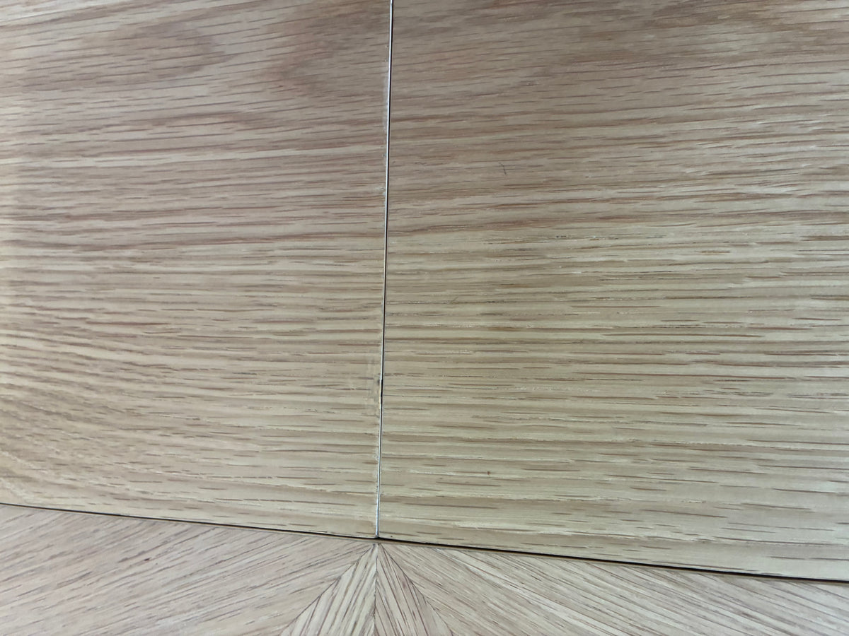 John Lewis Notch Round 4-6 Seater Extending Dining Table, Oak Rrp £799 R5