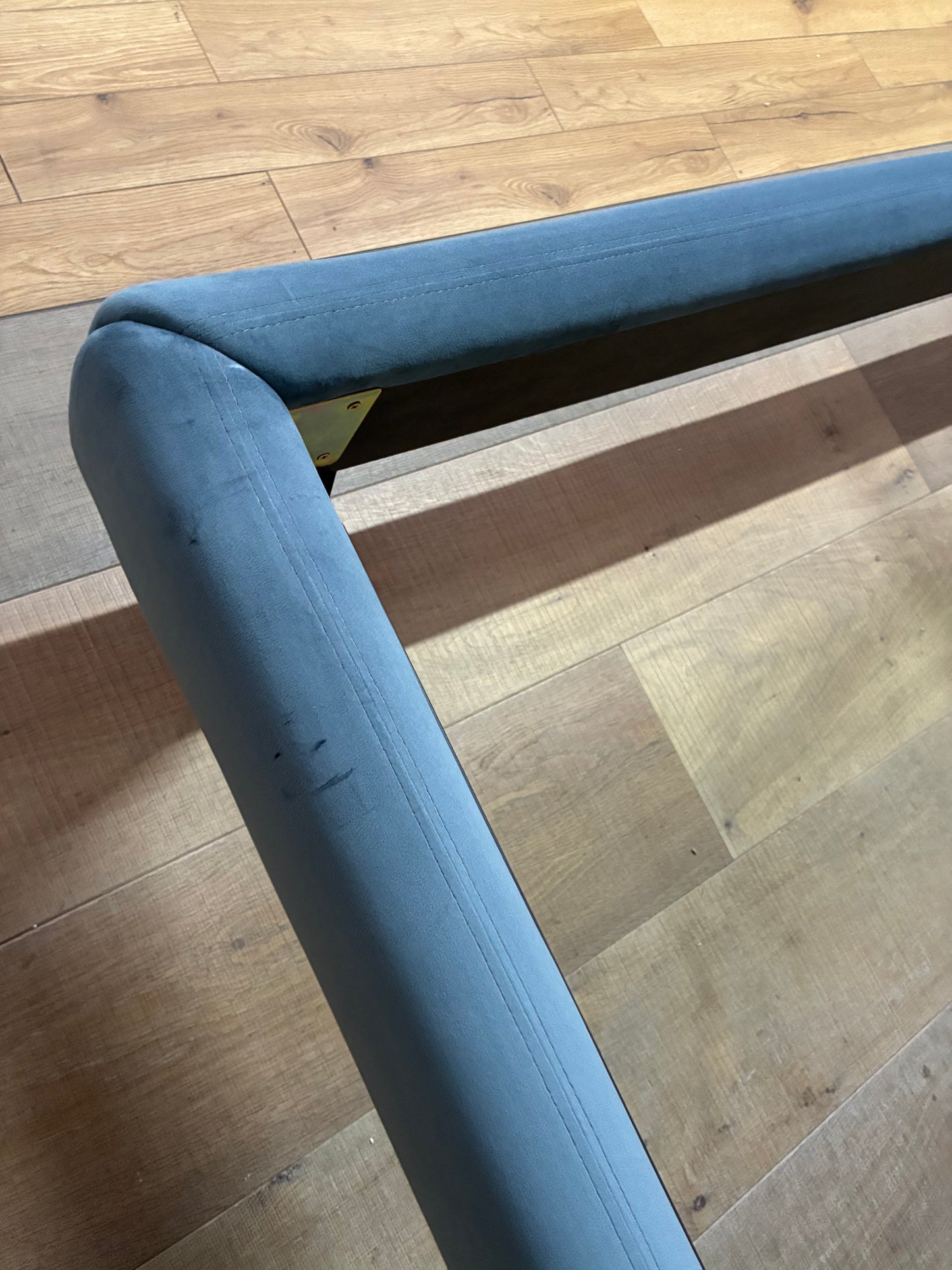 John Lewis Mid-Century Sweep Upholstered Bed Frame, Super King Size