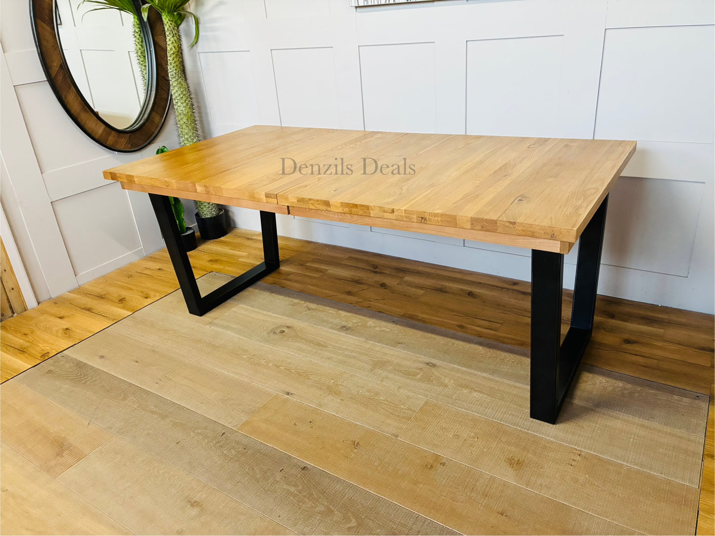 John Lewis Calia 8-10 Seater Extending Dining Table, Oak R41 Rrp 999d