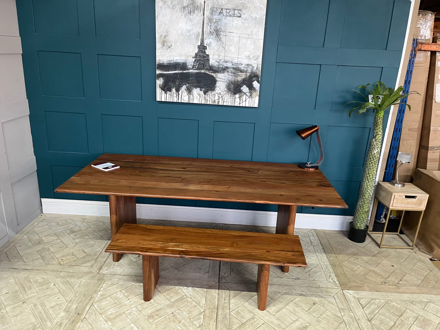 Gallery Home Natural Eddleston Large 8 Seater Dining Table R61
