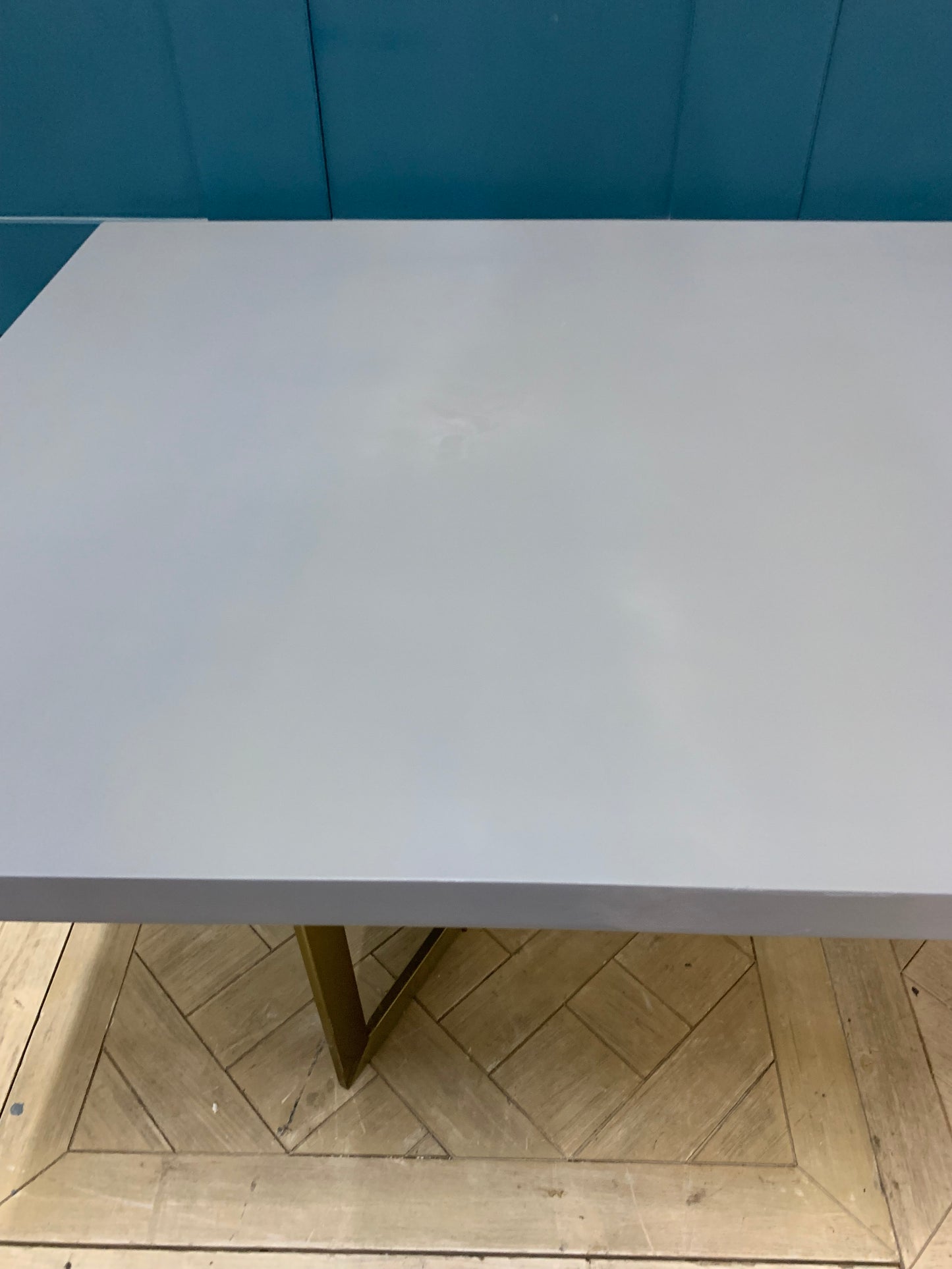 West Elm Tower Dining Table - Concrete (chri