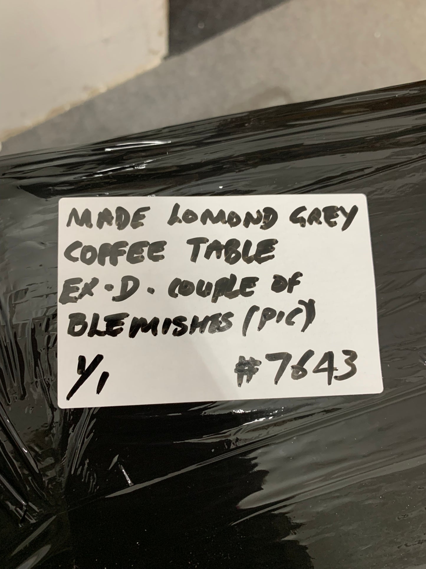 Lomond Lift Top Coffee Table with Storage, Grey washed mango wood #7643