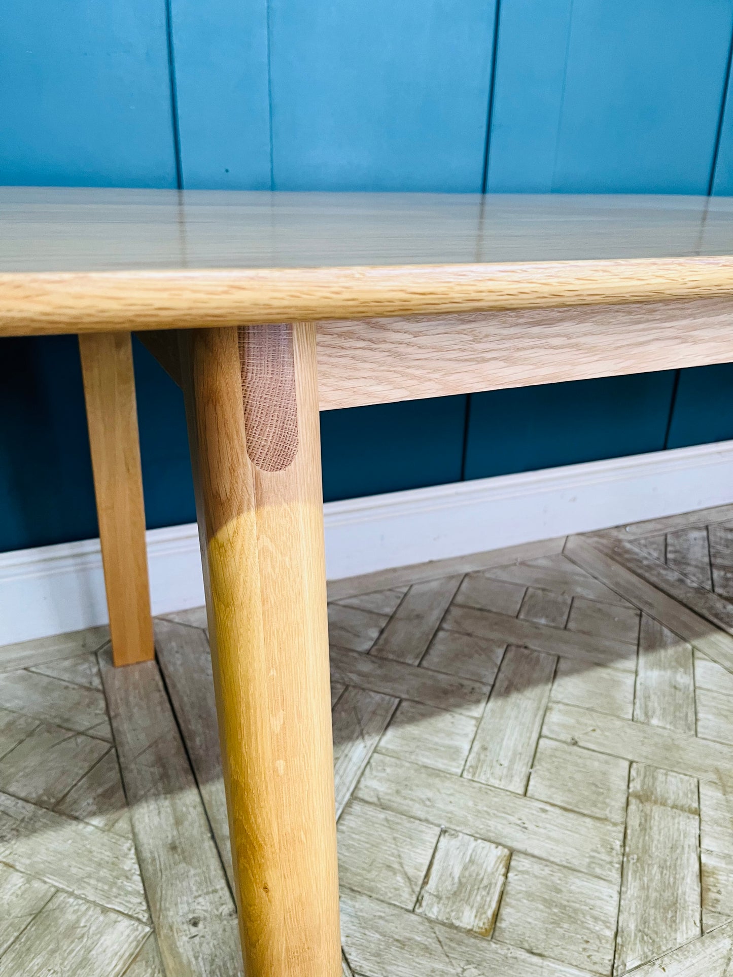 John Lewis Notch 6-8 Seater Extending Dining Table, Oak 1