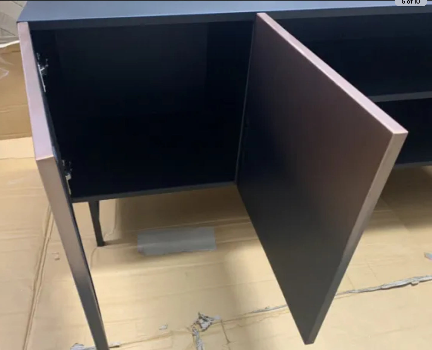 Made.com Sulta Wide Sideboard in Brass & Black Ombre #8659/18