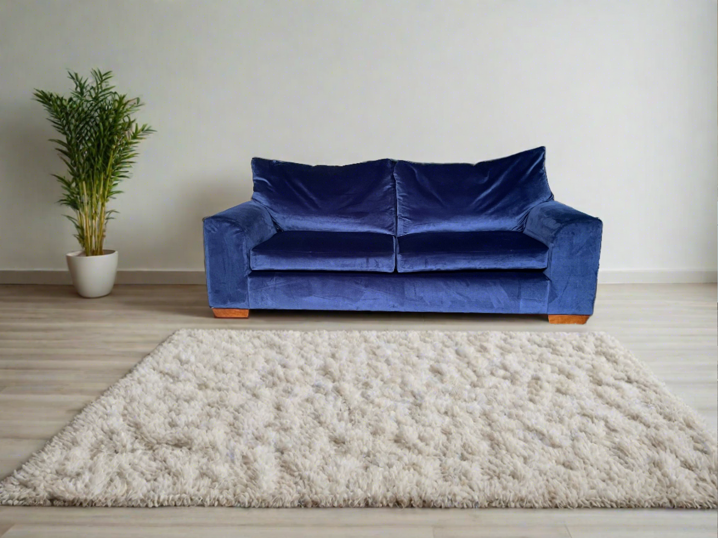 Clara Velvet Pillow Back 3 Seater Sofa and armchair