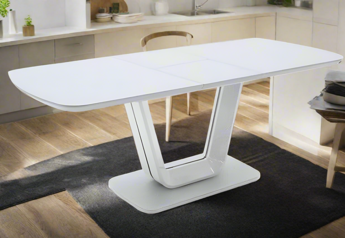 VIDA LIVING Lazzaro Dining Table Ext. Light Grey Matt 160-200cm
