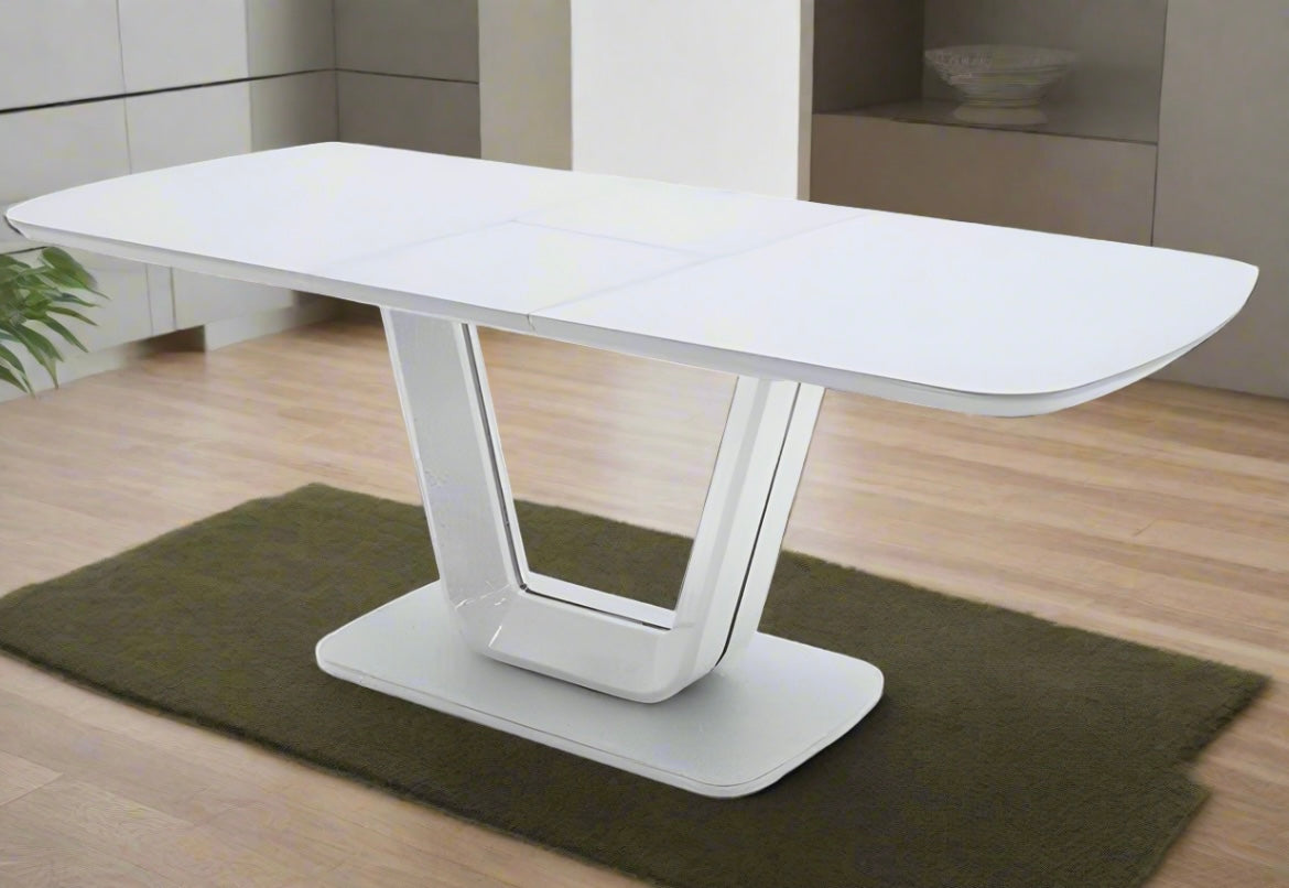 VIDA LIVING Lazzaro Dining Table Ext. Light Grey Matt 160-200cm