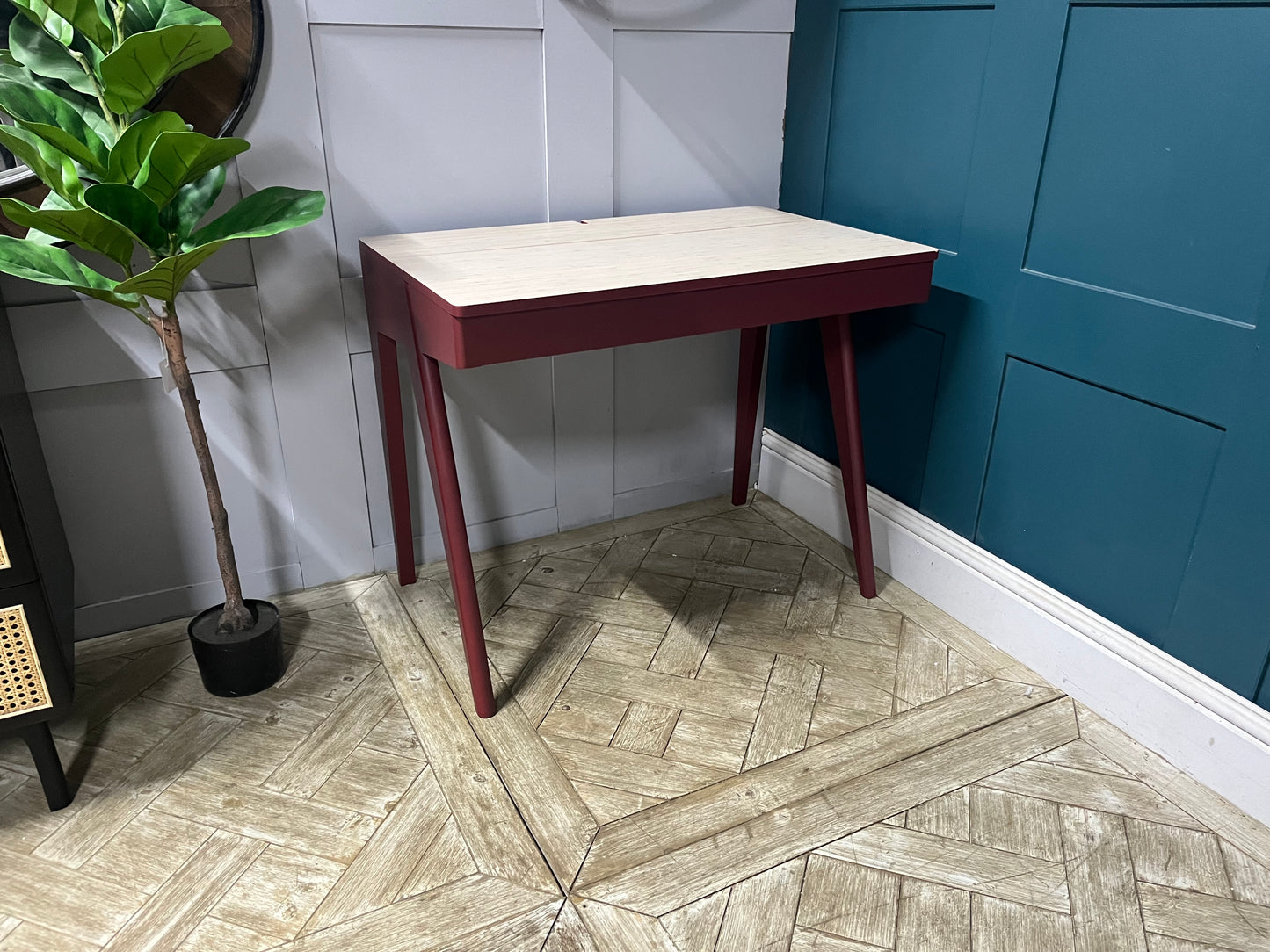 John Lewis ANYDAY Lift Storage Desk, Red RRP £249