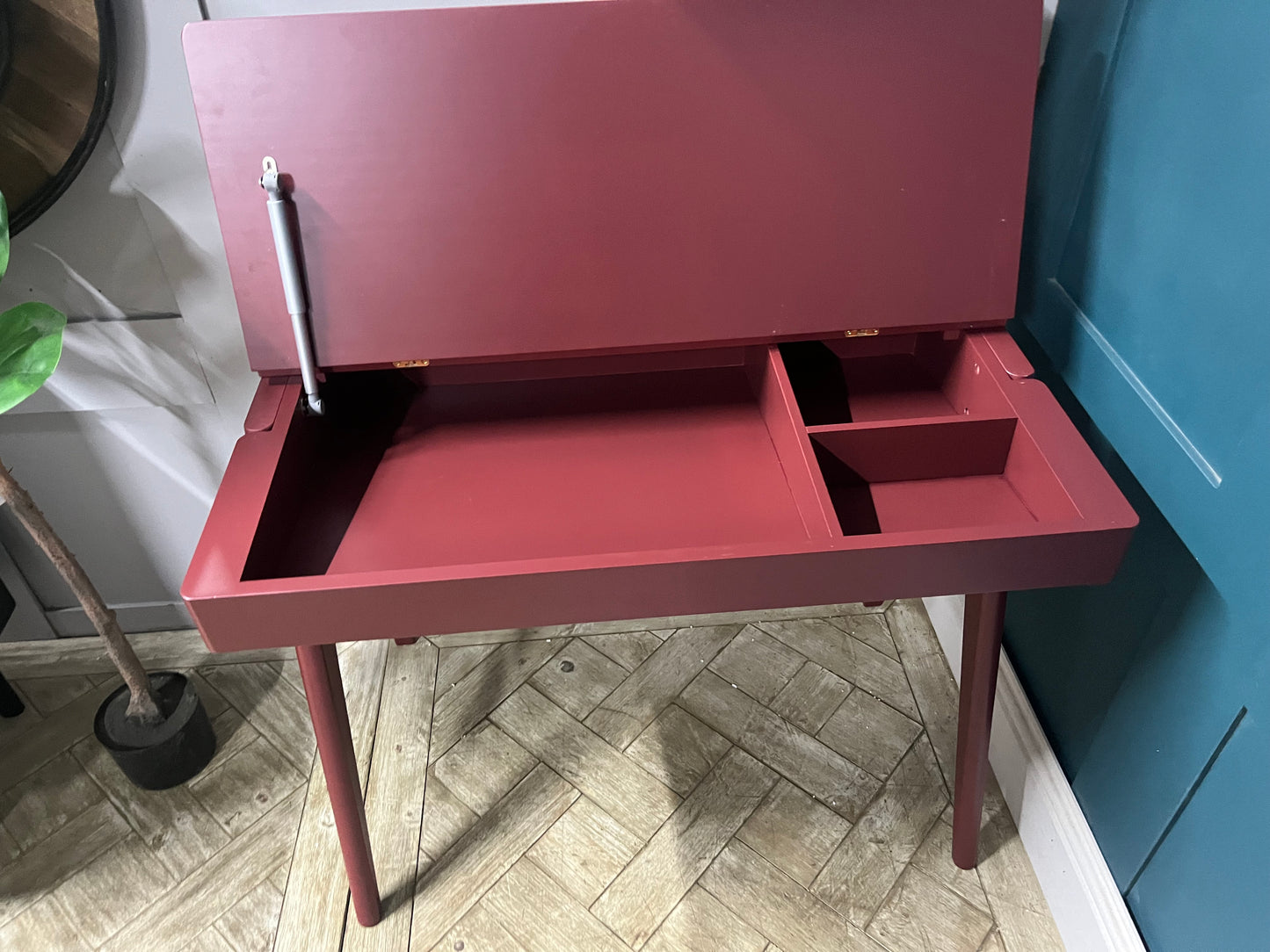 John Lewis ANYDAY Lift Storage Desk, Red RRP £249