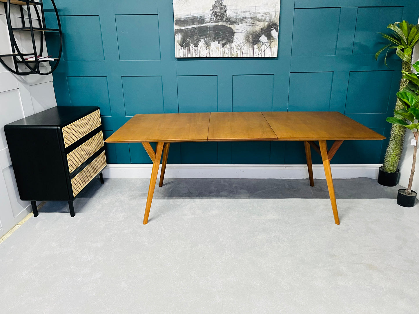 West elm Mid Century Extendable dining table 152cm - 203cm R14