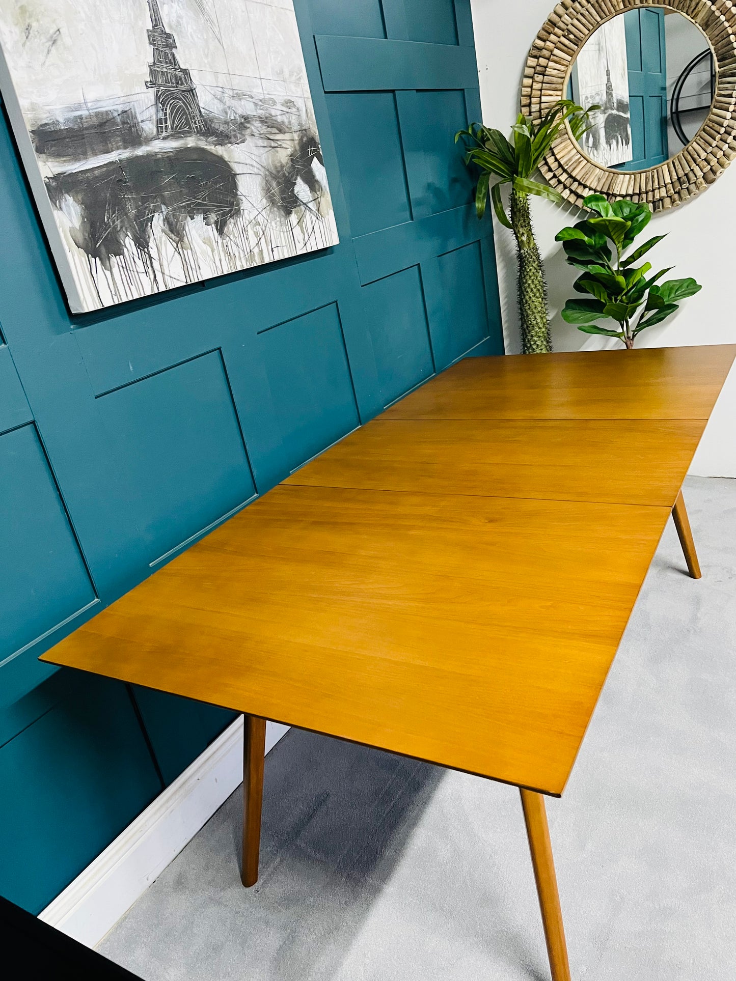 West elm Mid Century Extendable dining table 152cm - 203cm R14