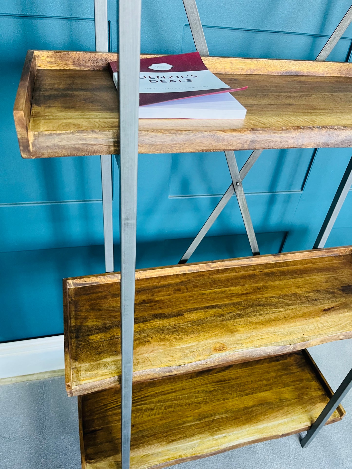 Taskers Live Edge Tall Shelf