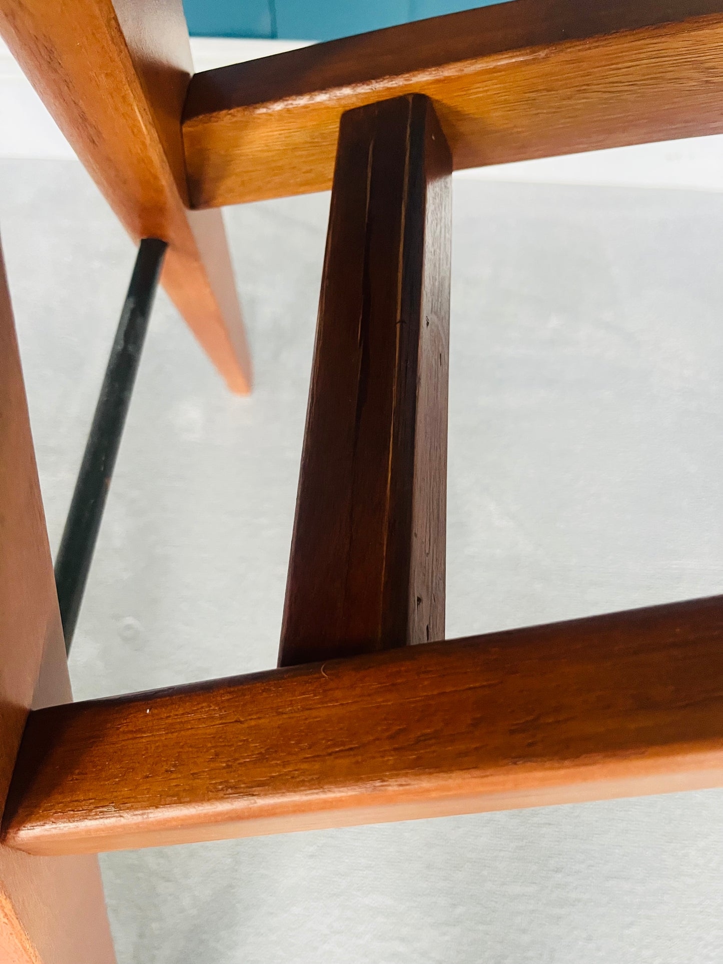 West Elm Jensen Glass Dining Table solid wood