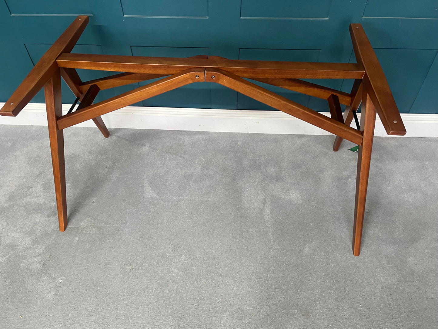 West Elm Jensen Glass Dining Table solid wood