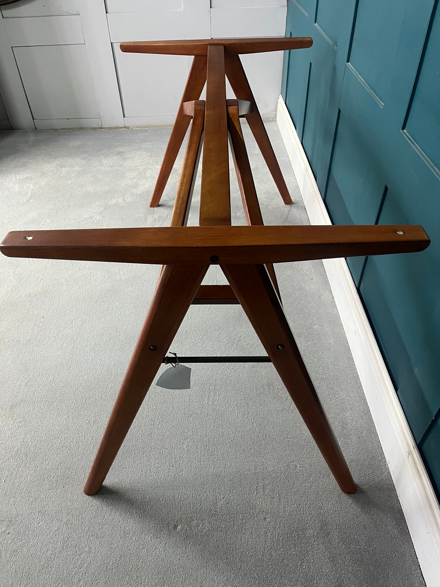 West Elm Jensen Glass Dining Table solid wood