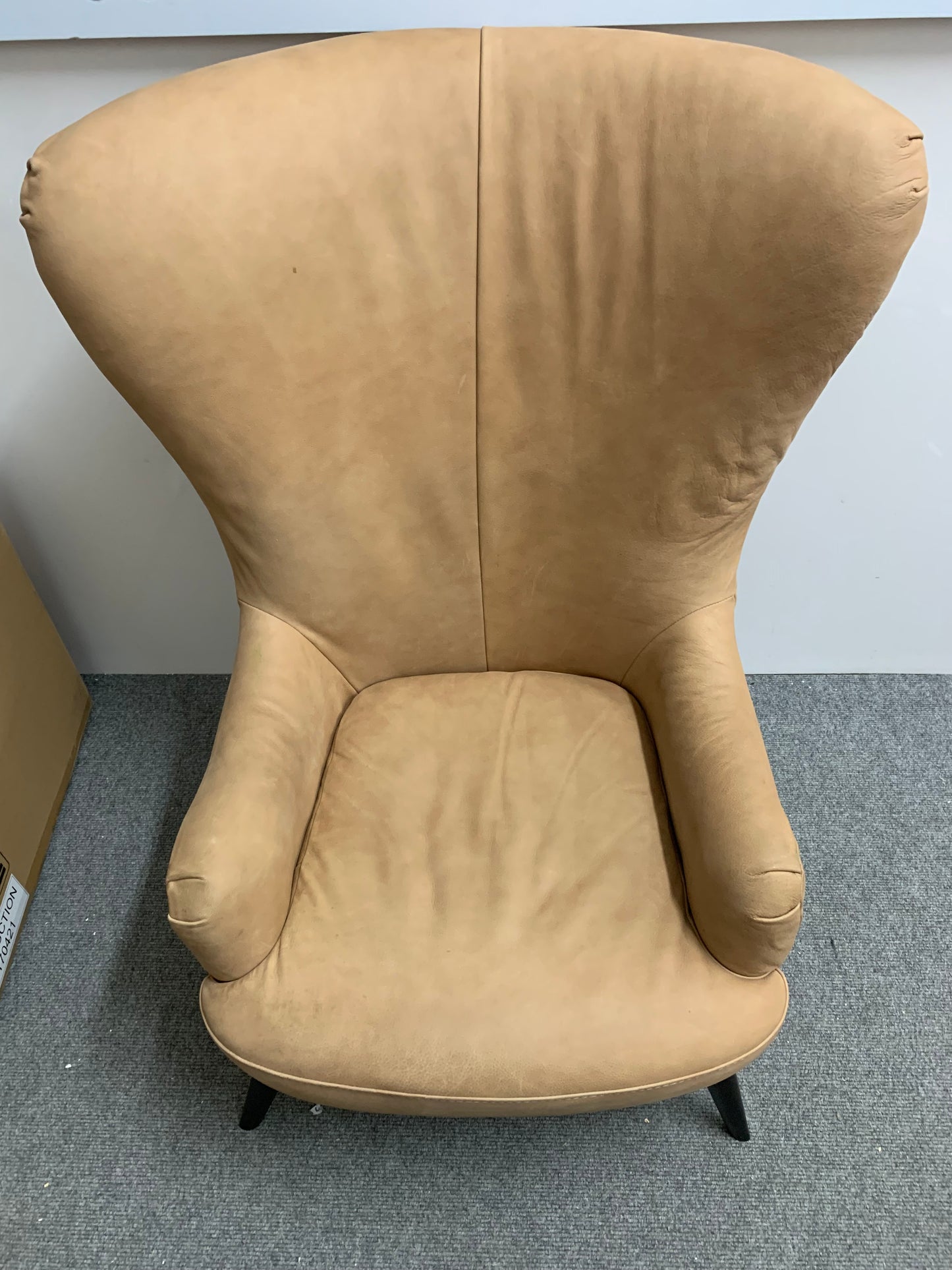 MADE.COM Bodil Accent Armchair, Tan Leather #7747